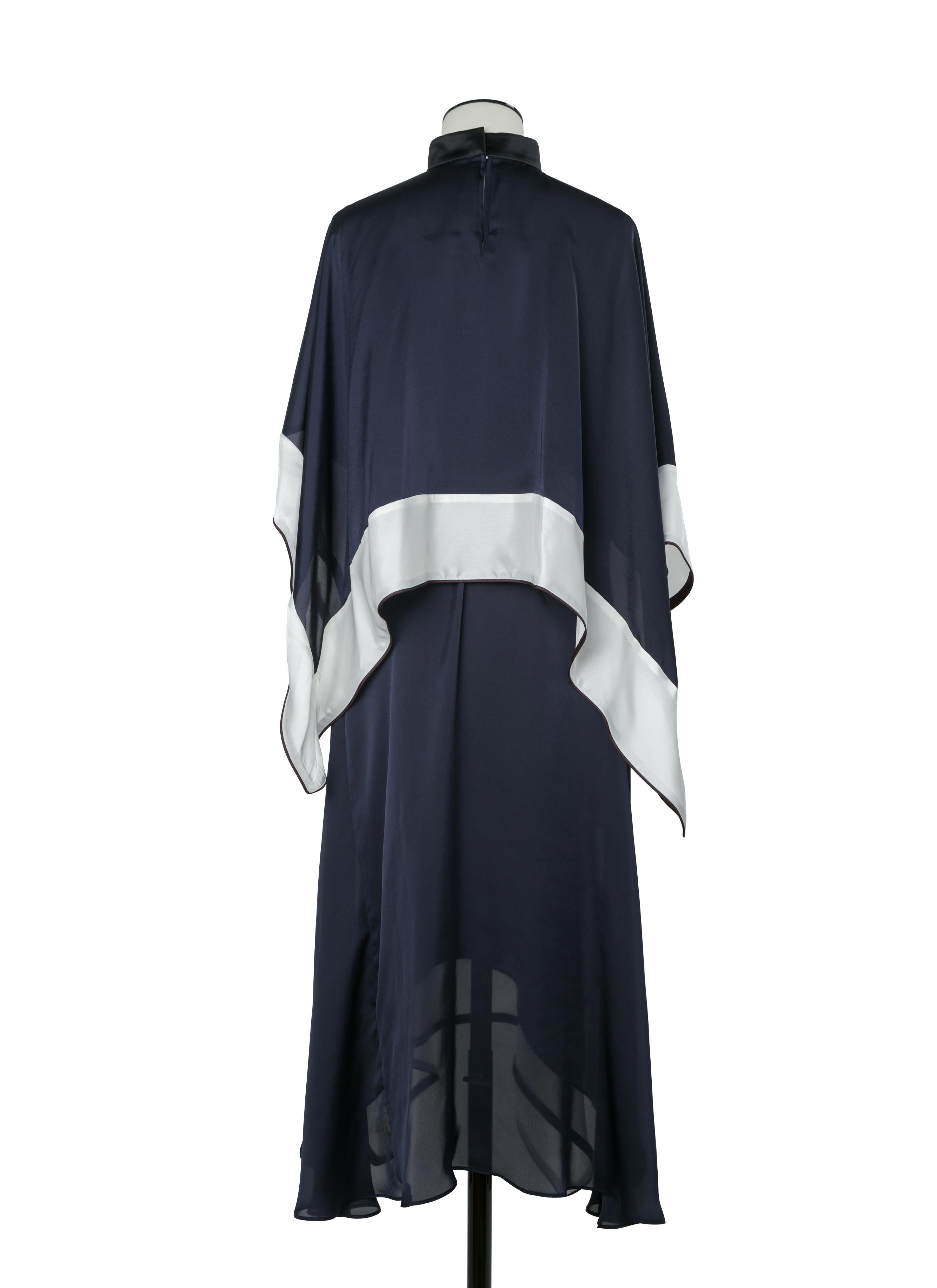 Satin x Chiffon Dress