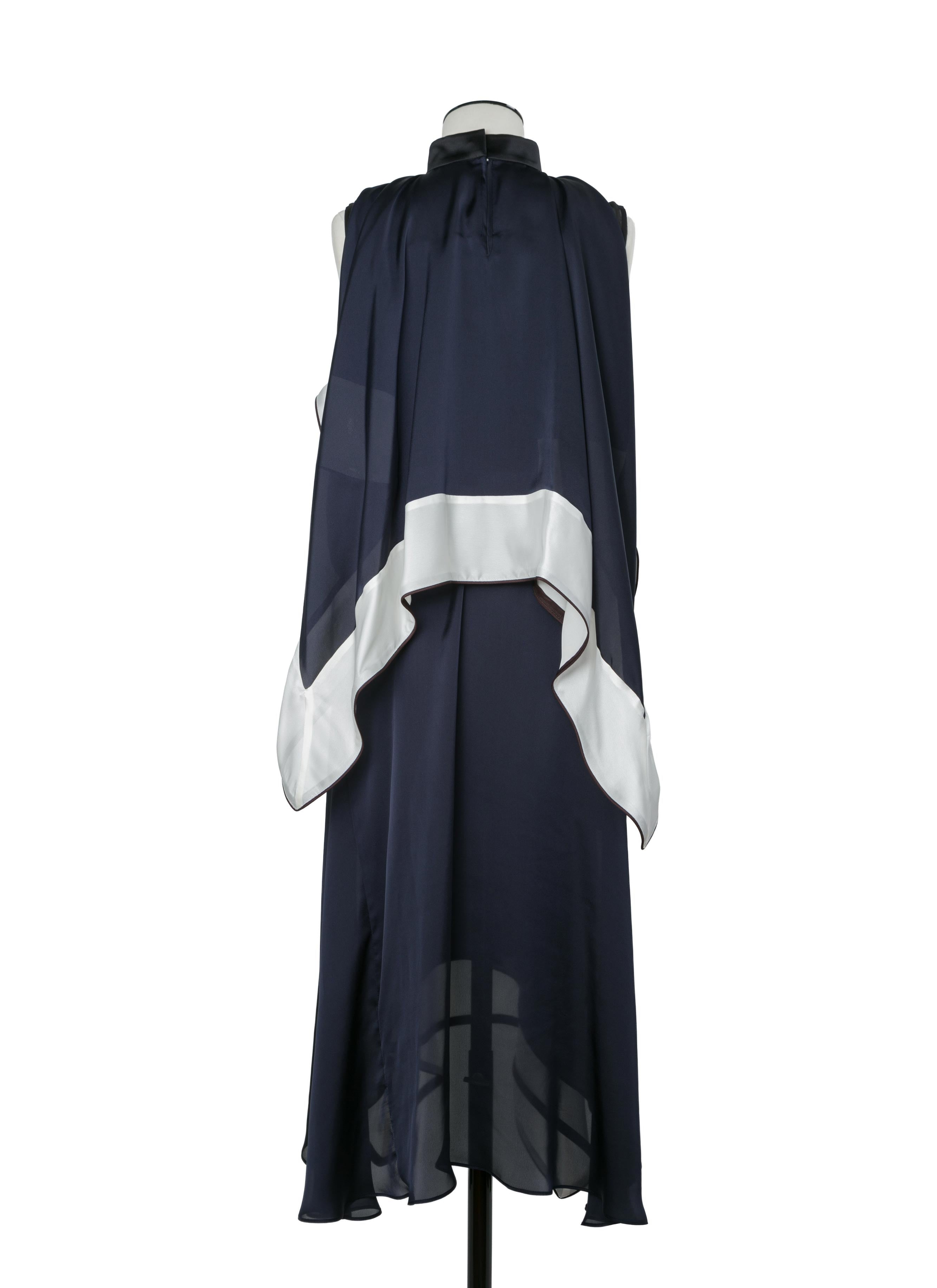 Satin x Chiffon Dress