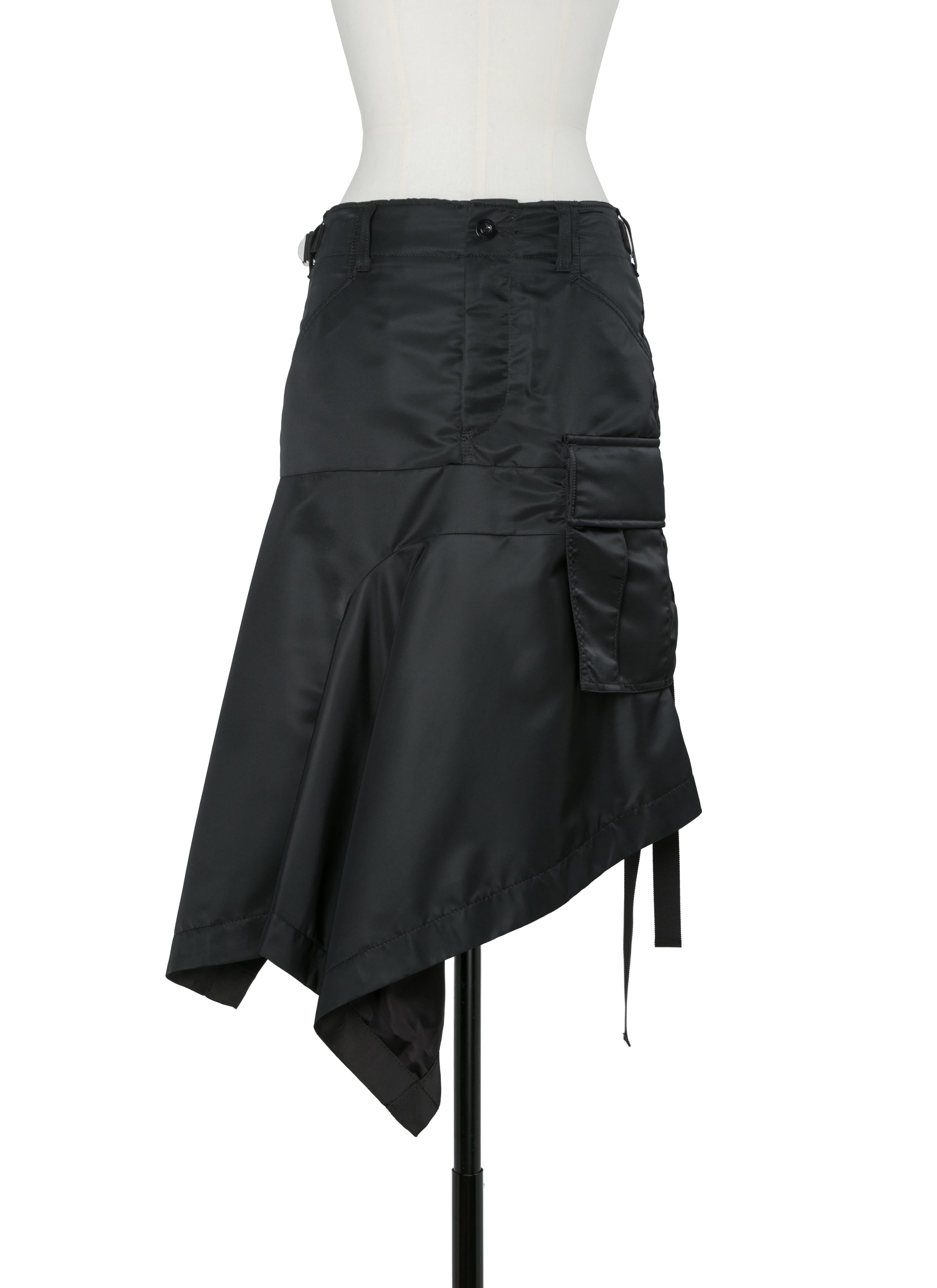 Nylon Twill Skirt