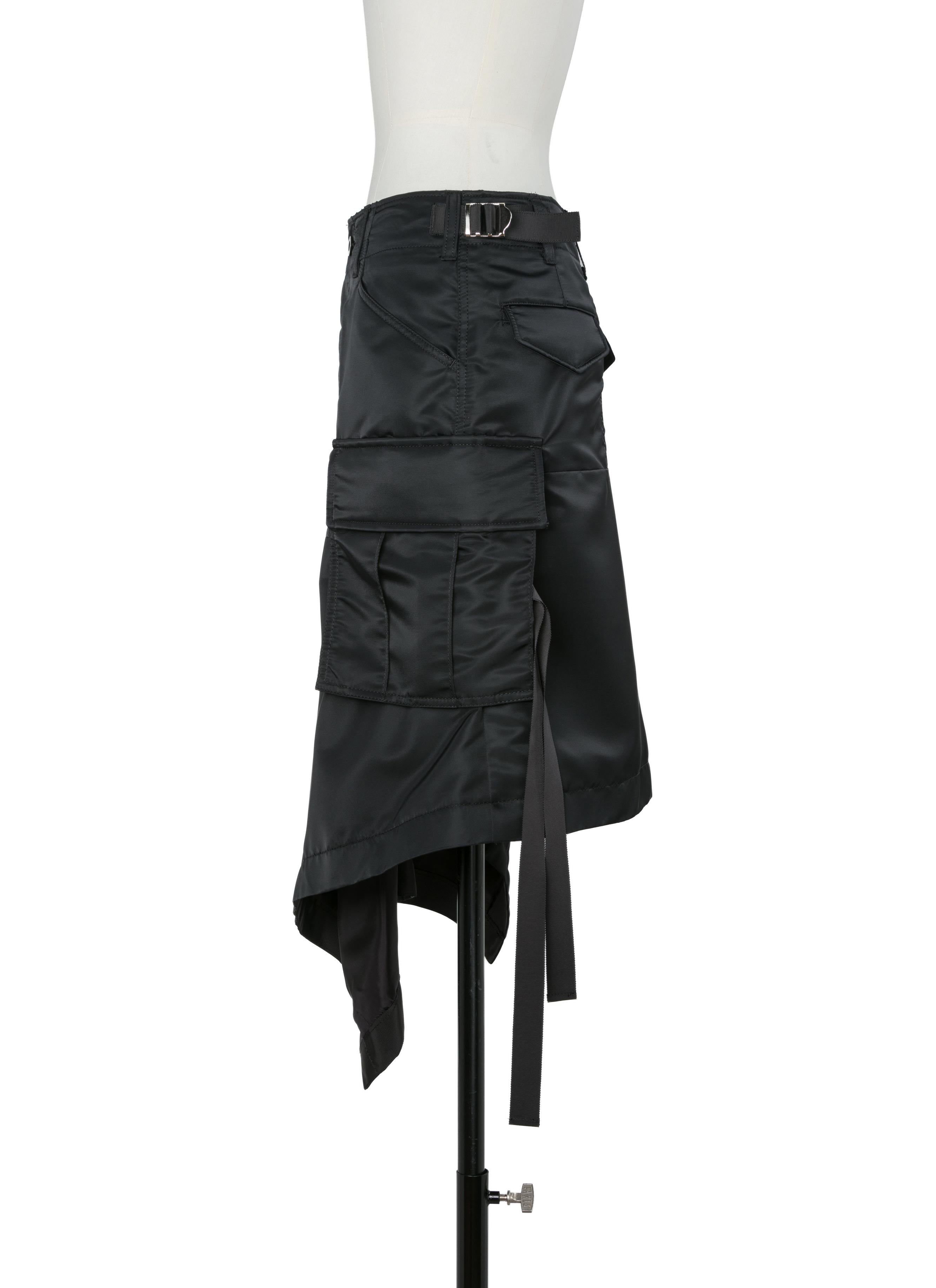 Nylon Twill Skirt