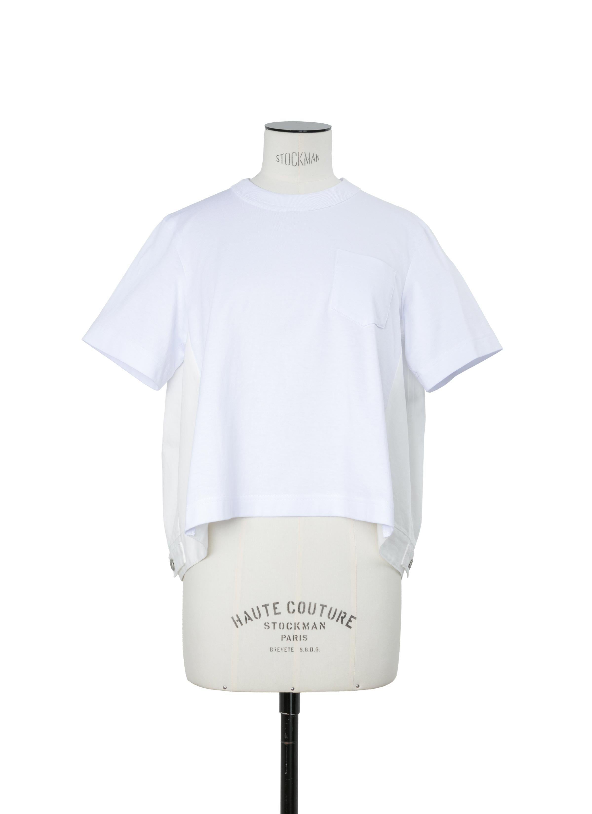Denim x Cotton Jersey T-Shirt