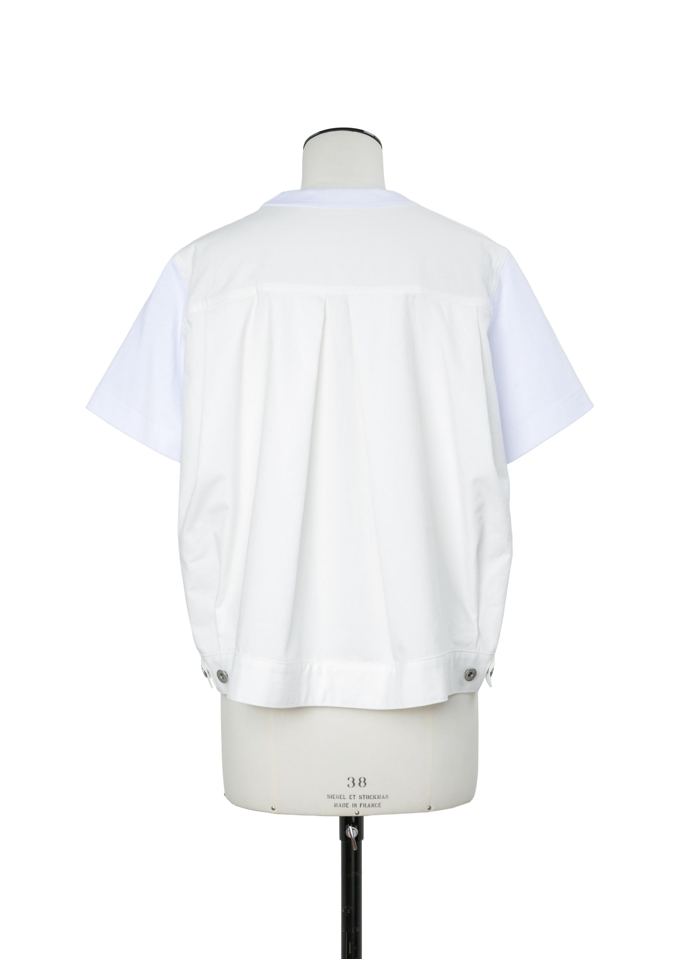 Denim x Cotton Jersey T-Shirt