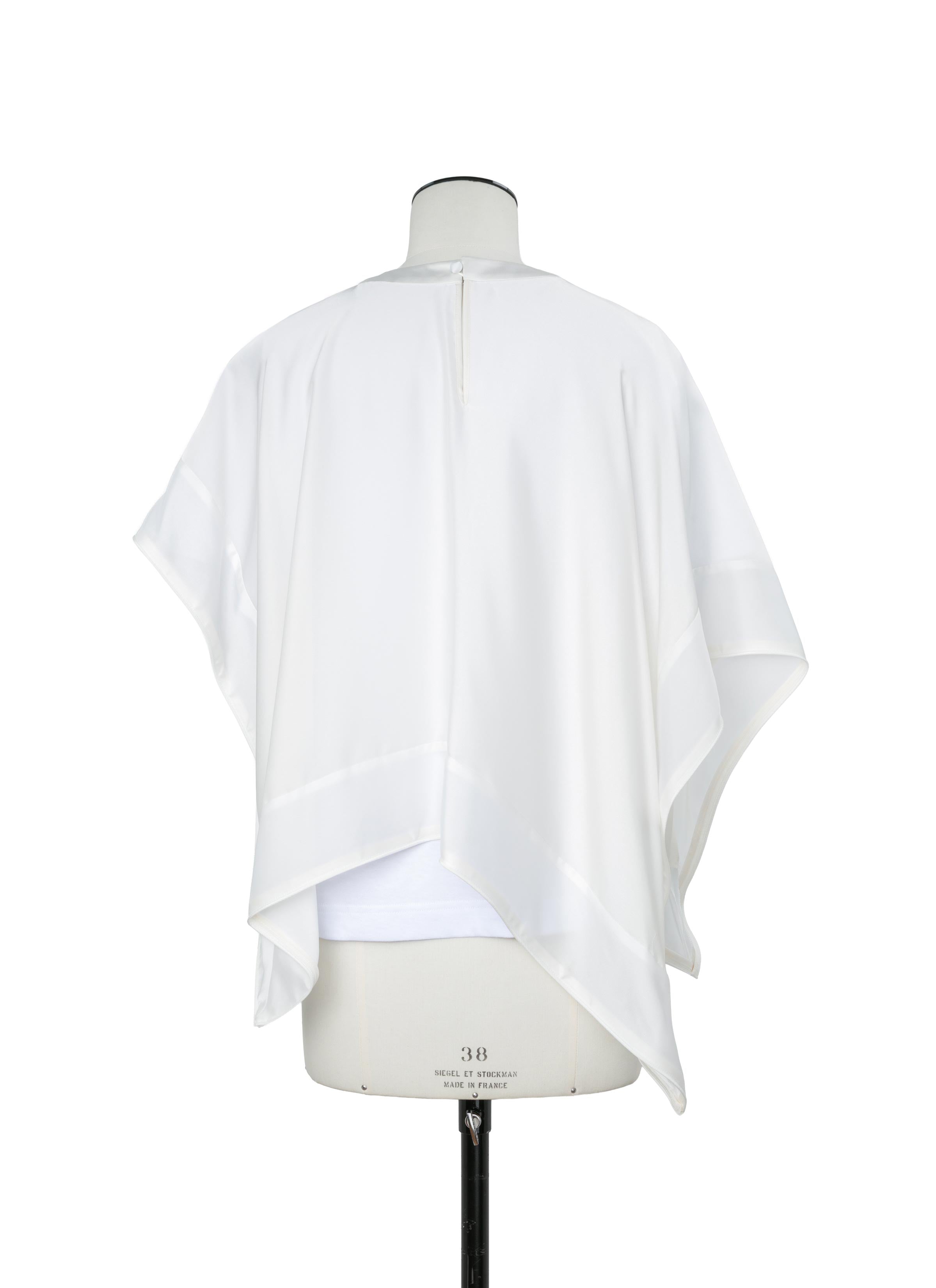 Satin x Cotton Jersey T-Shirt