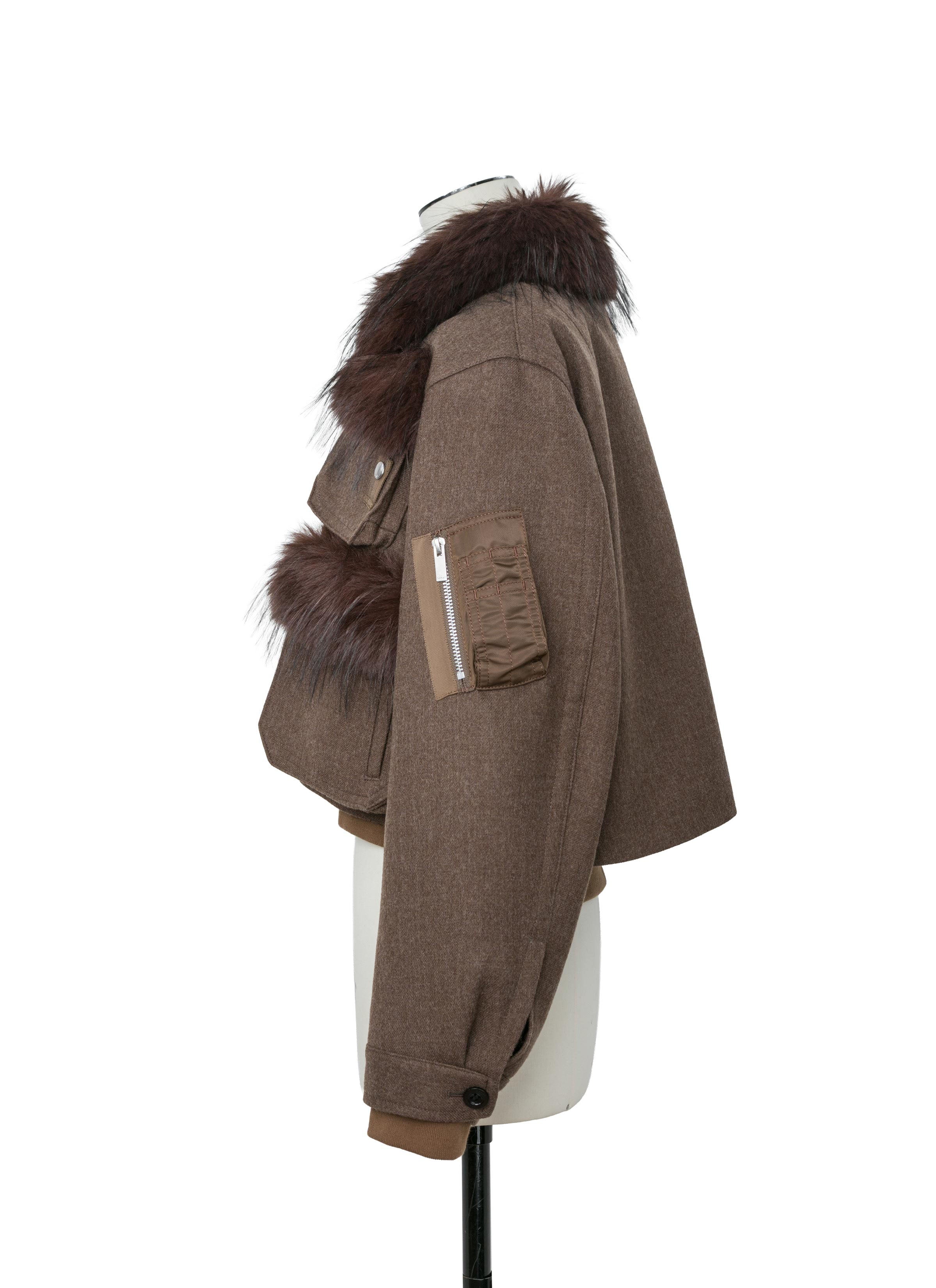 Wool Melton Blouson