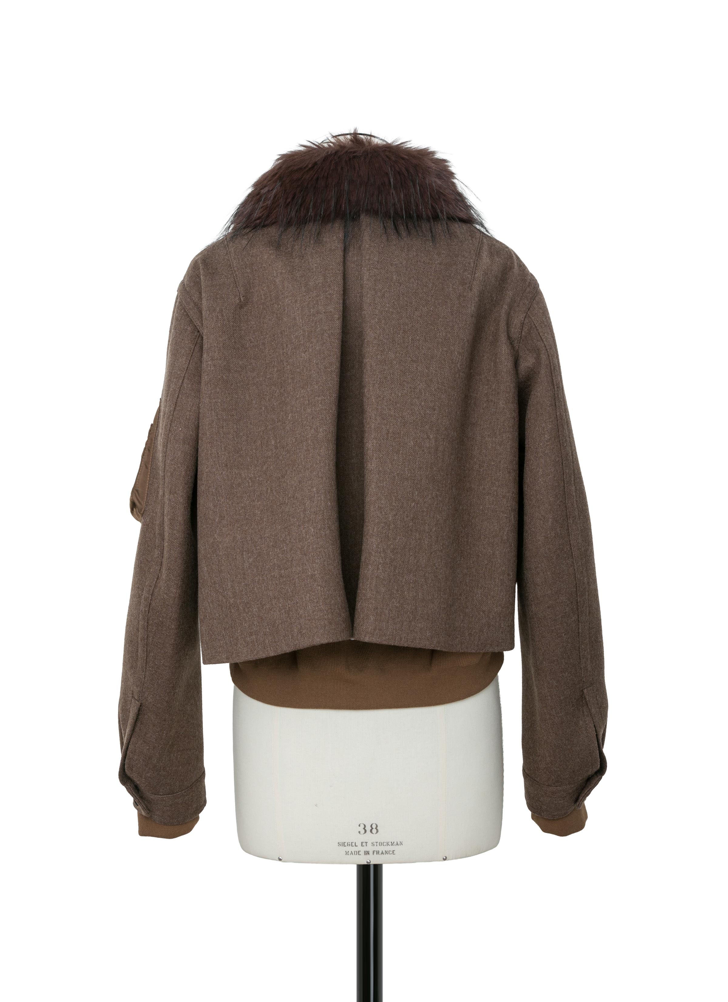 Wool Melton Blouson