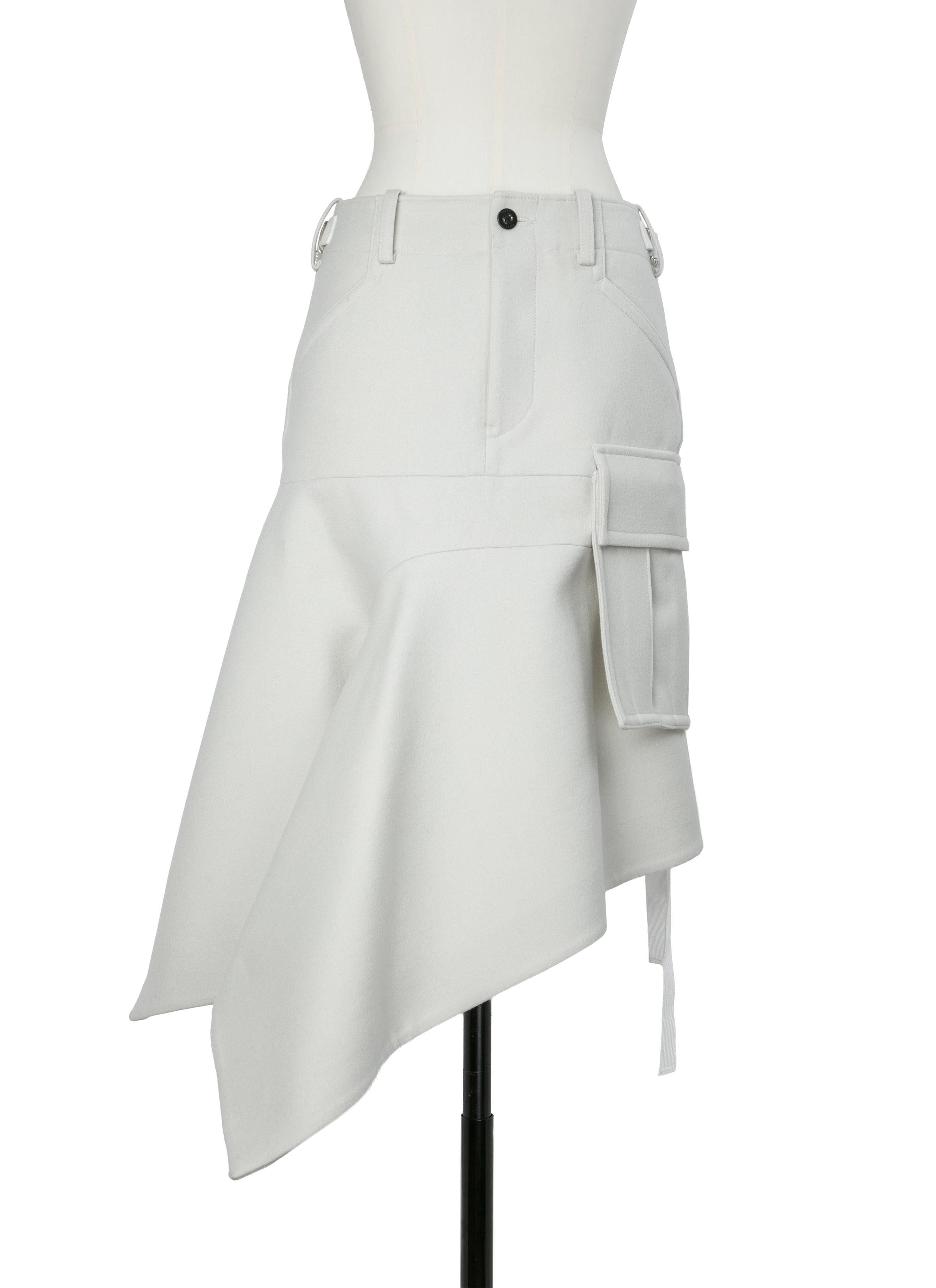 Wool Melton Skirt