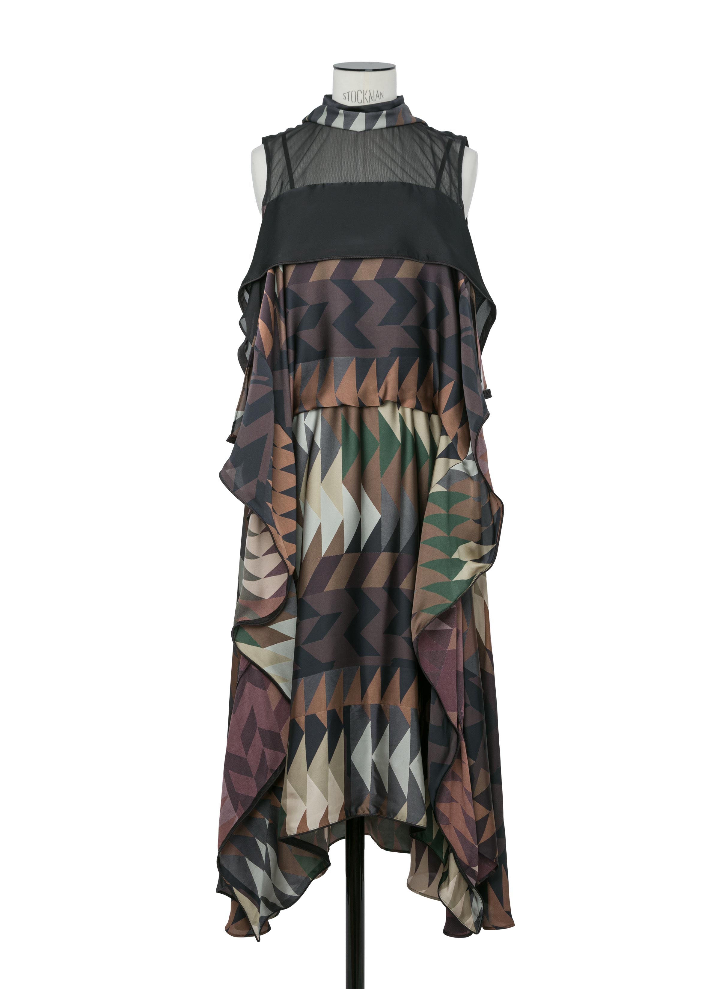 sacai x A.P.C. Quilts Dress