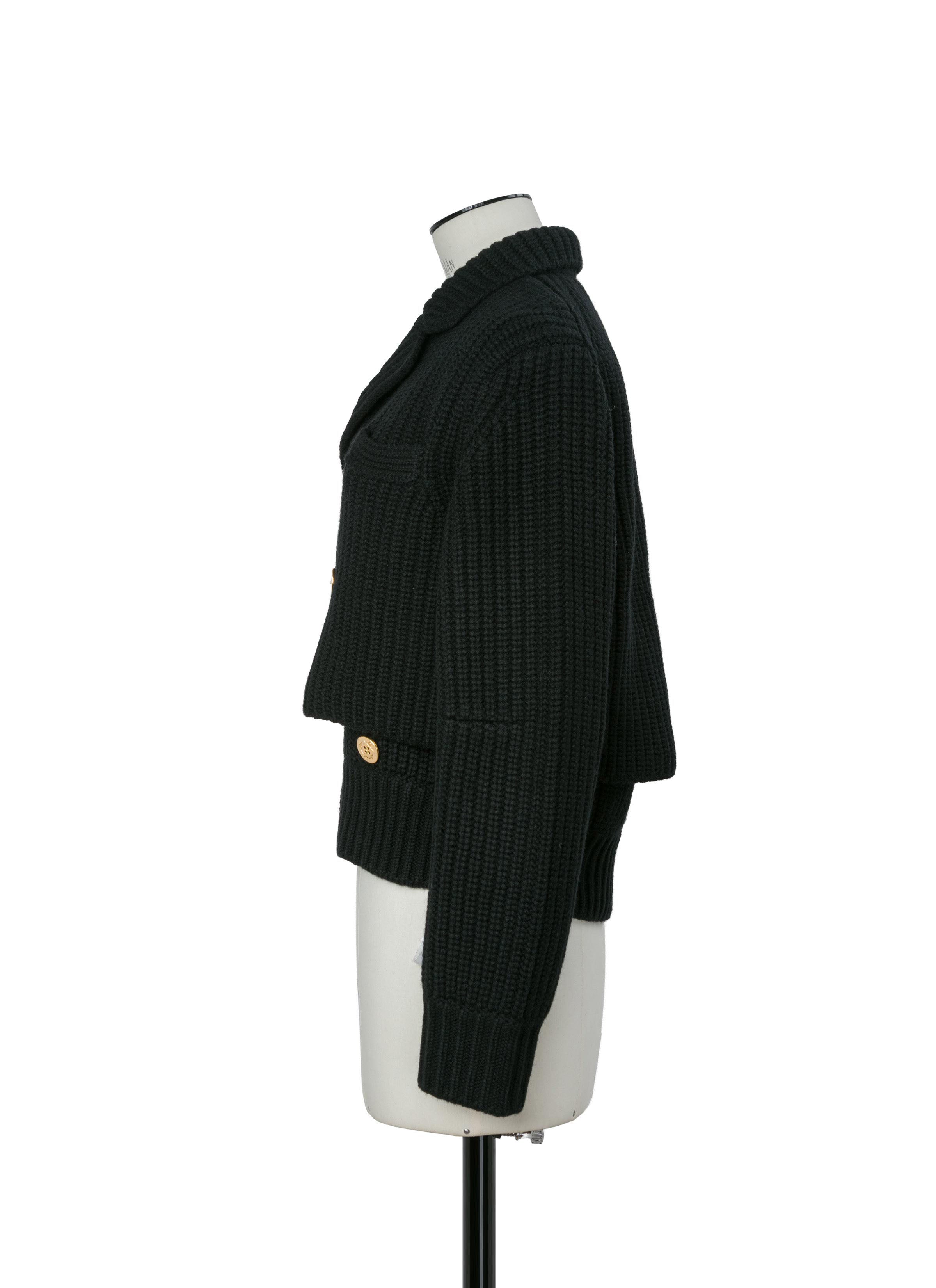 Wool Knit x Suiting Jacket