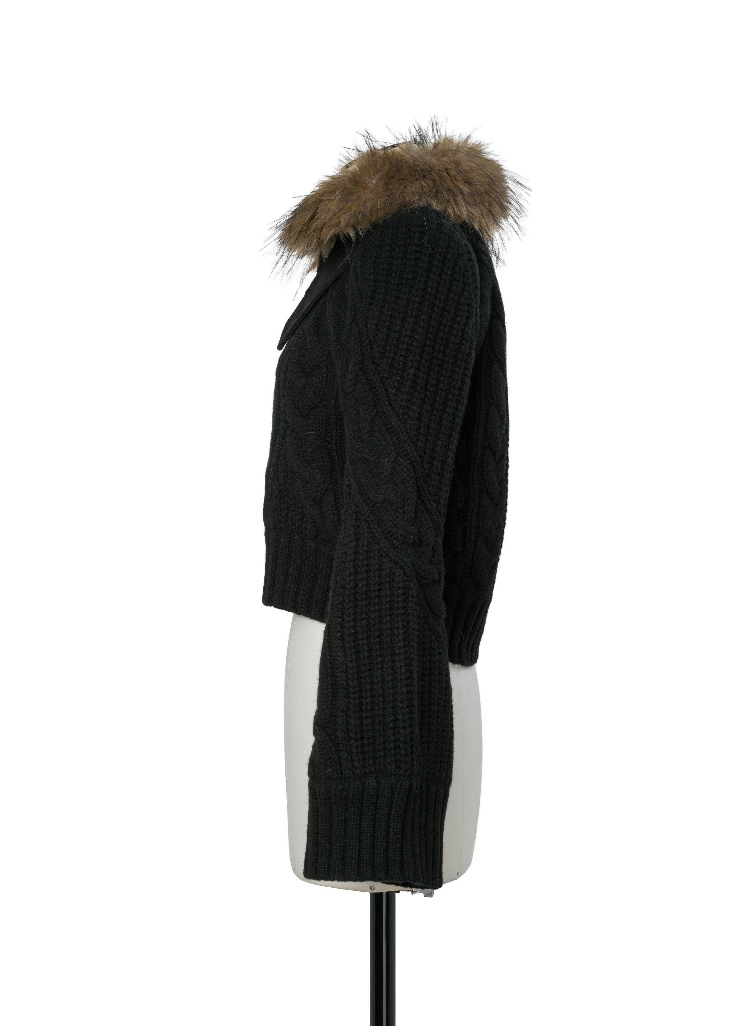 Wool Knit Blouson