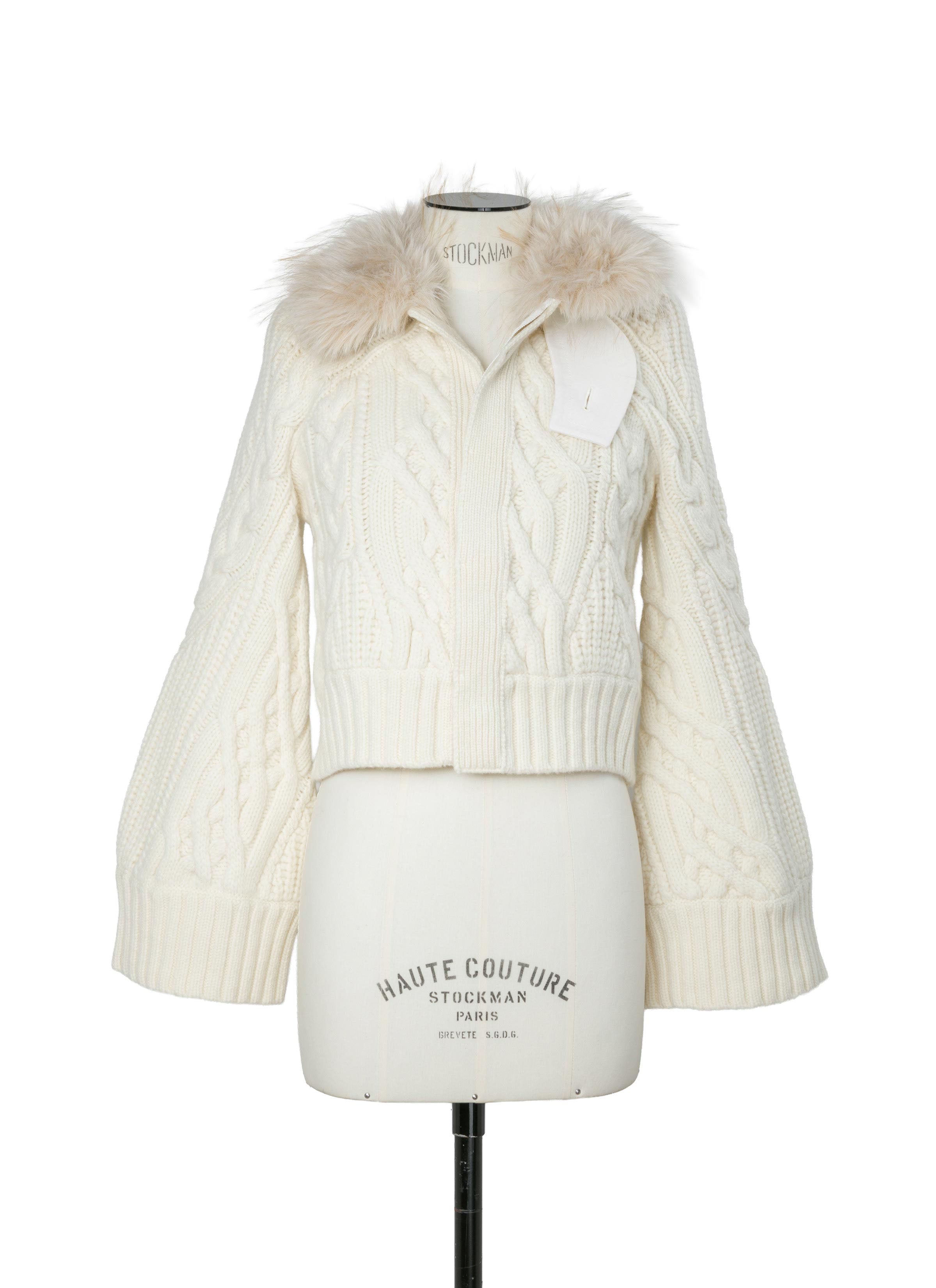 Wool Knit Blouson