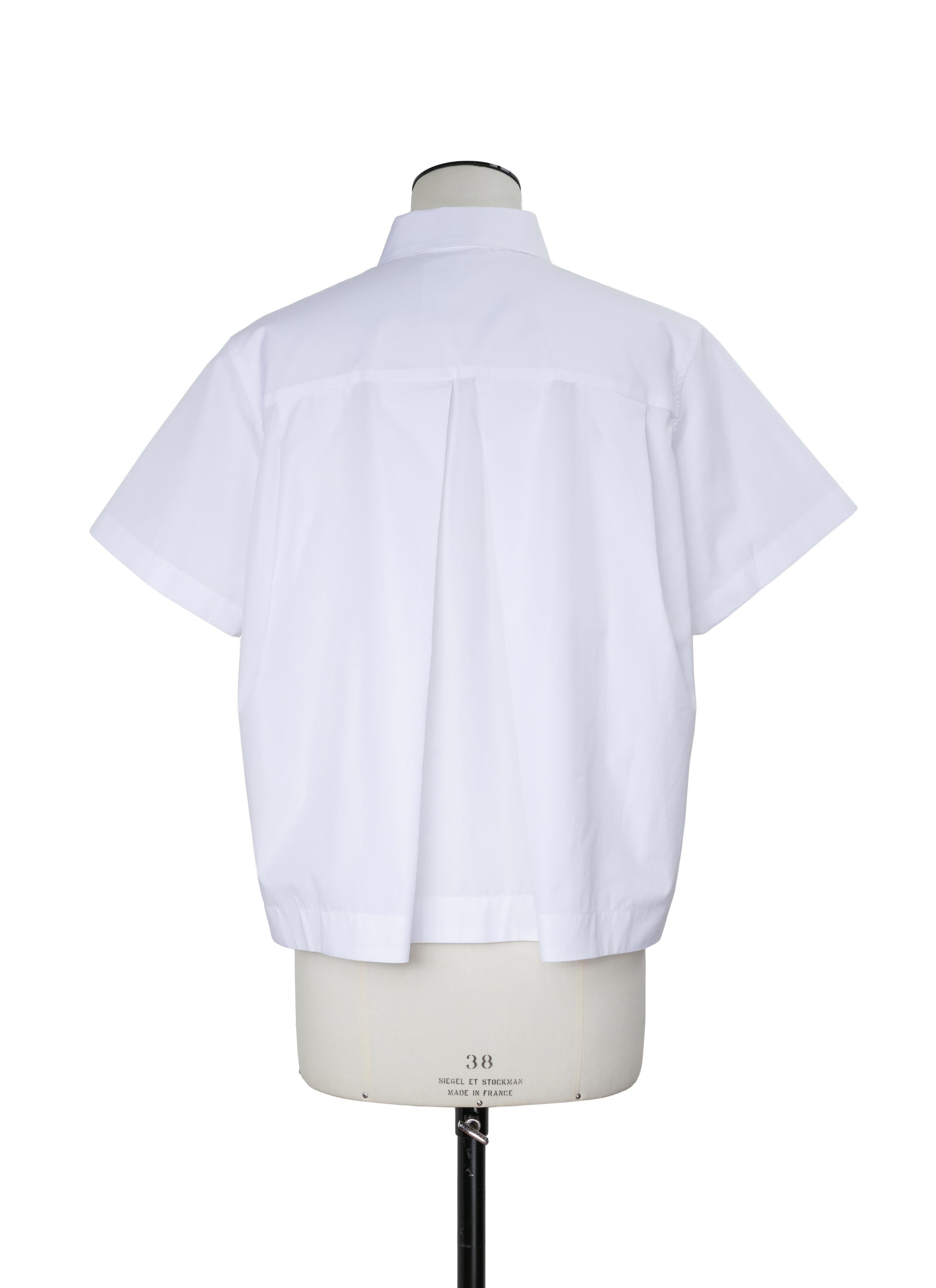 Thomas Mason / Cotton Poplin Polo Shirt
