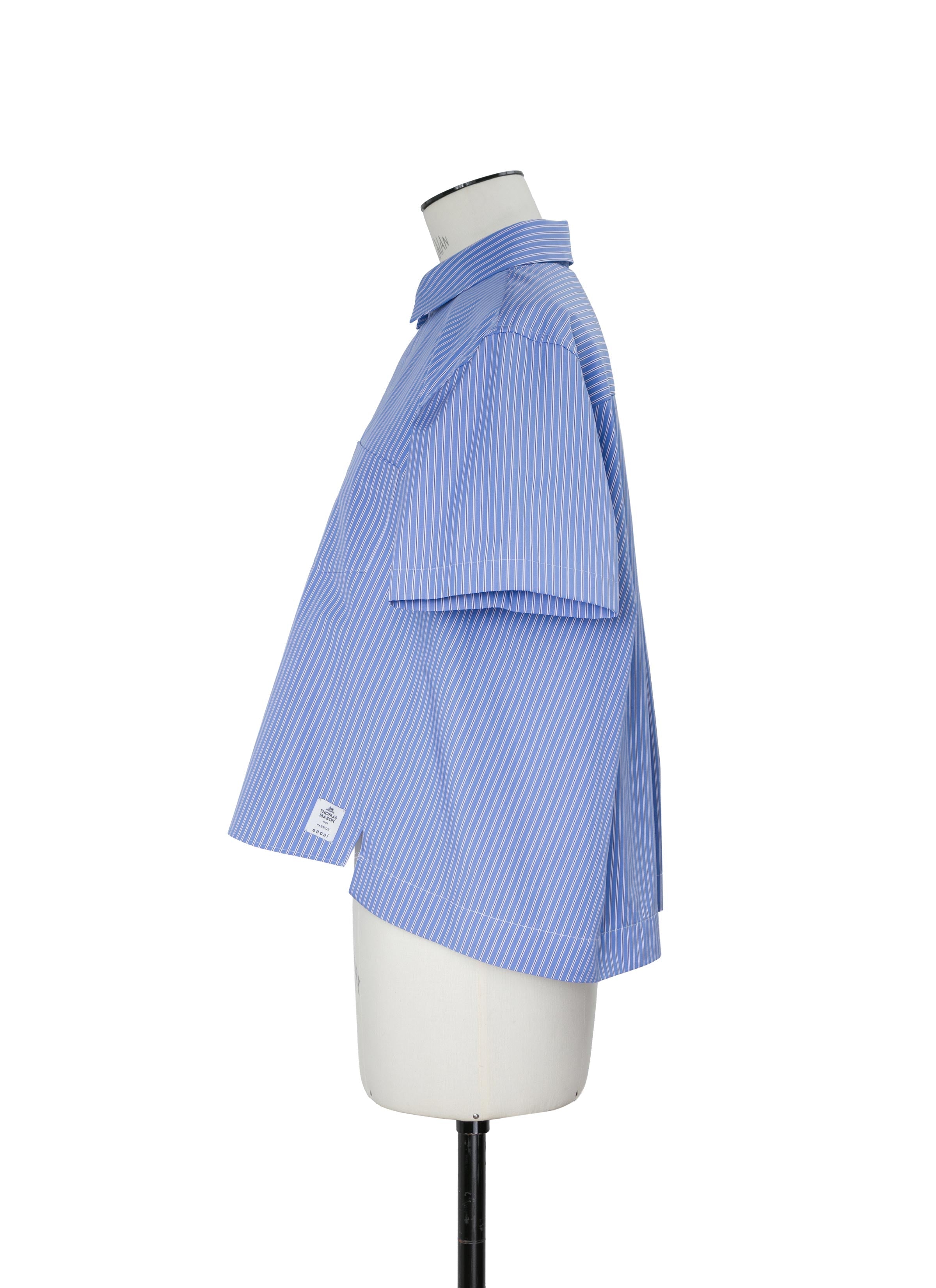 Thomas Mason / Cotton Poplin Polo Shirt