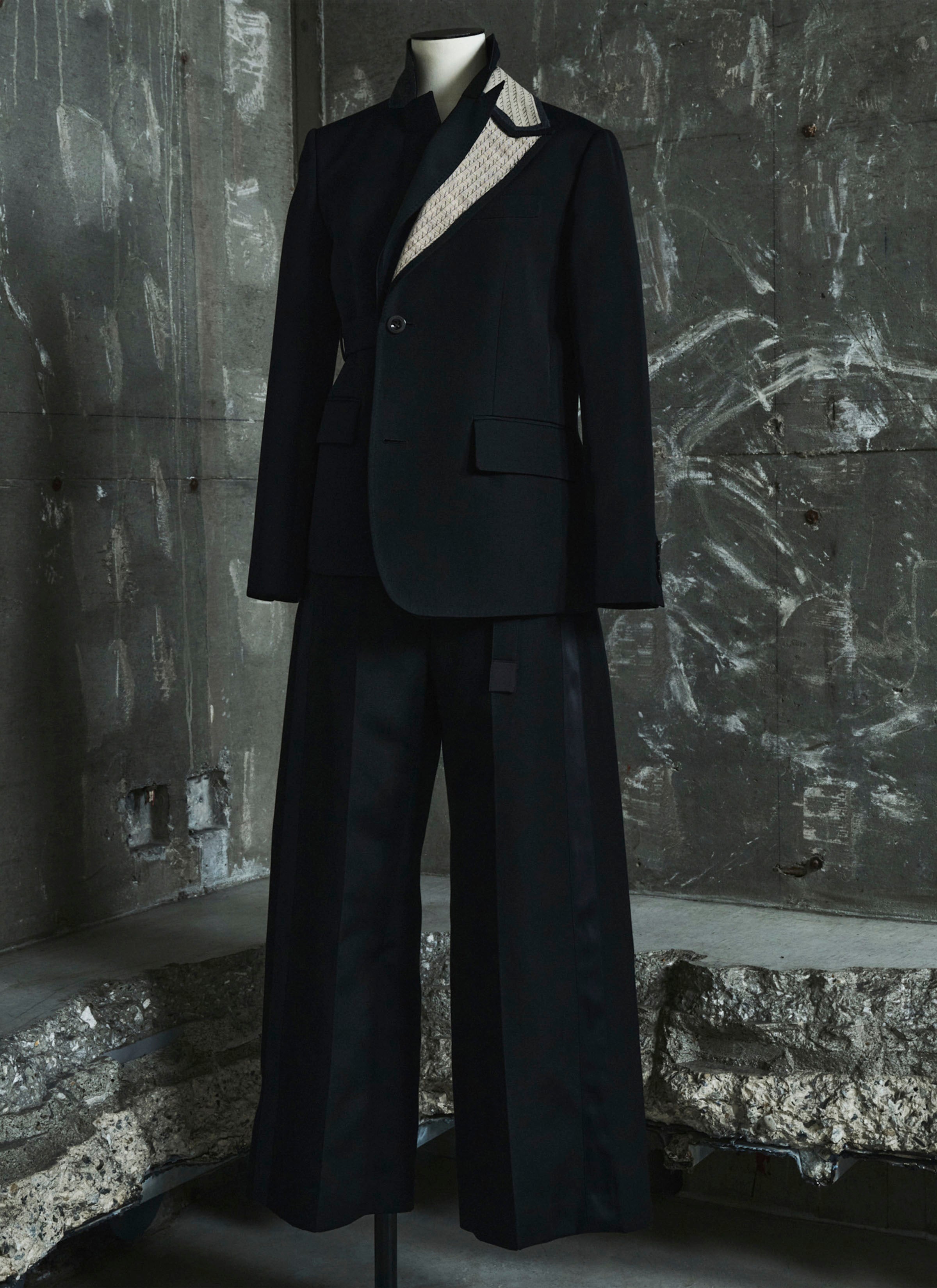 Double-Faced Silk Cotton Pants