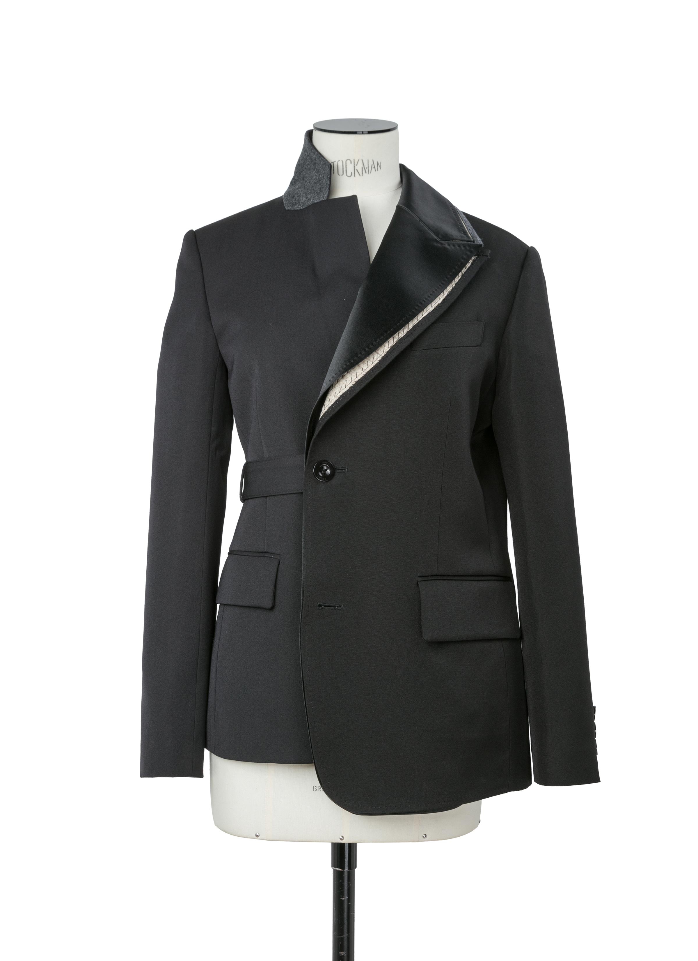 Double-Faced Silk Cotton x Doeskin Jacket