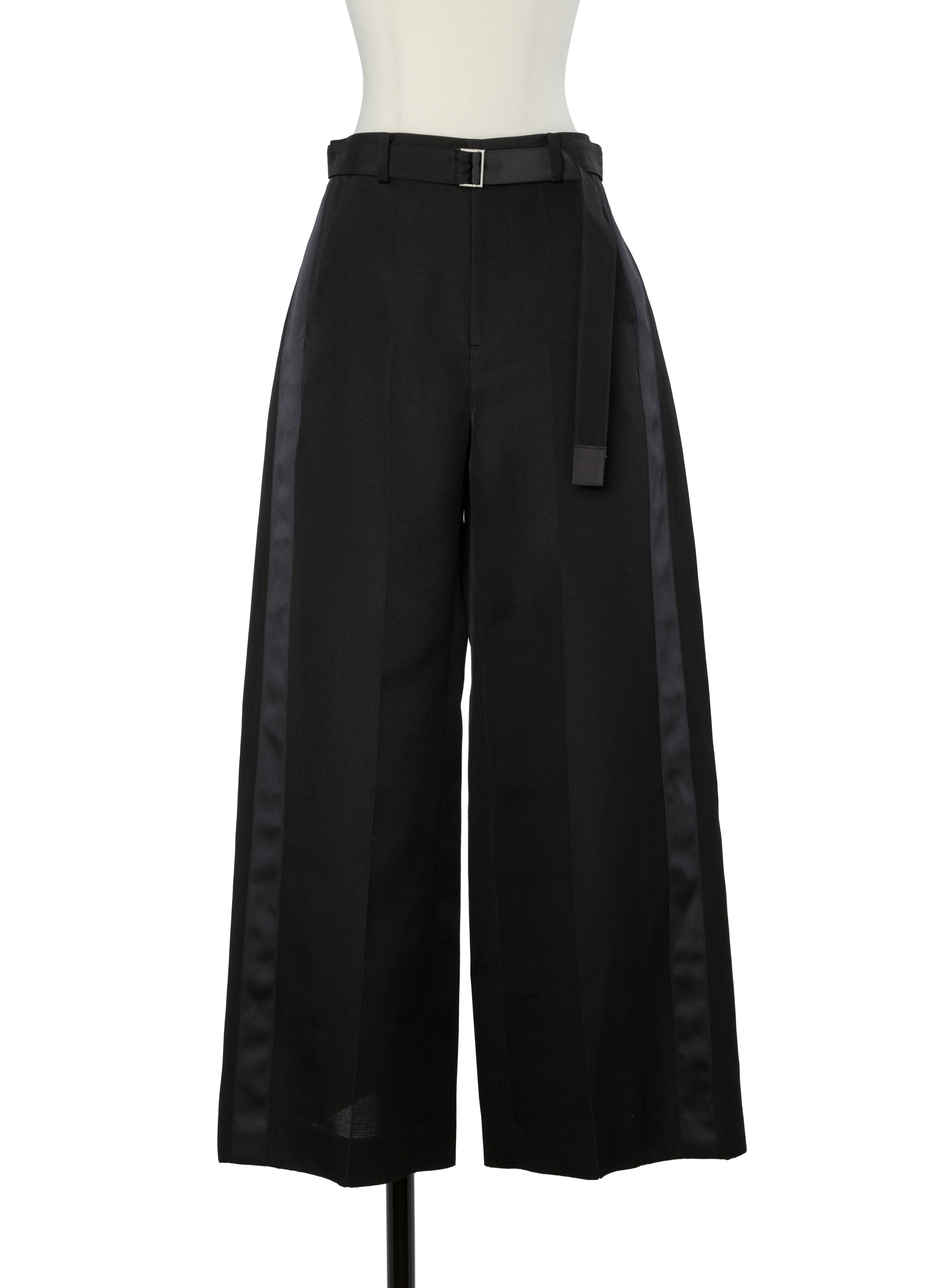 Double-Faced Silk Cotton Pants