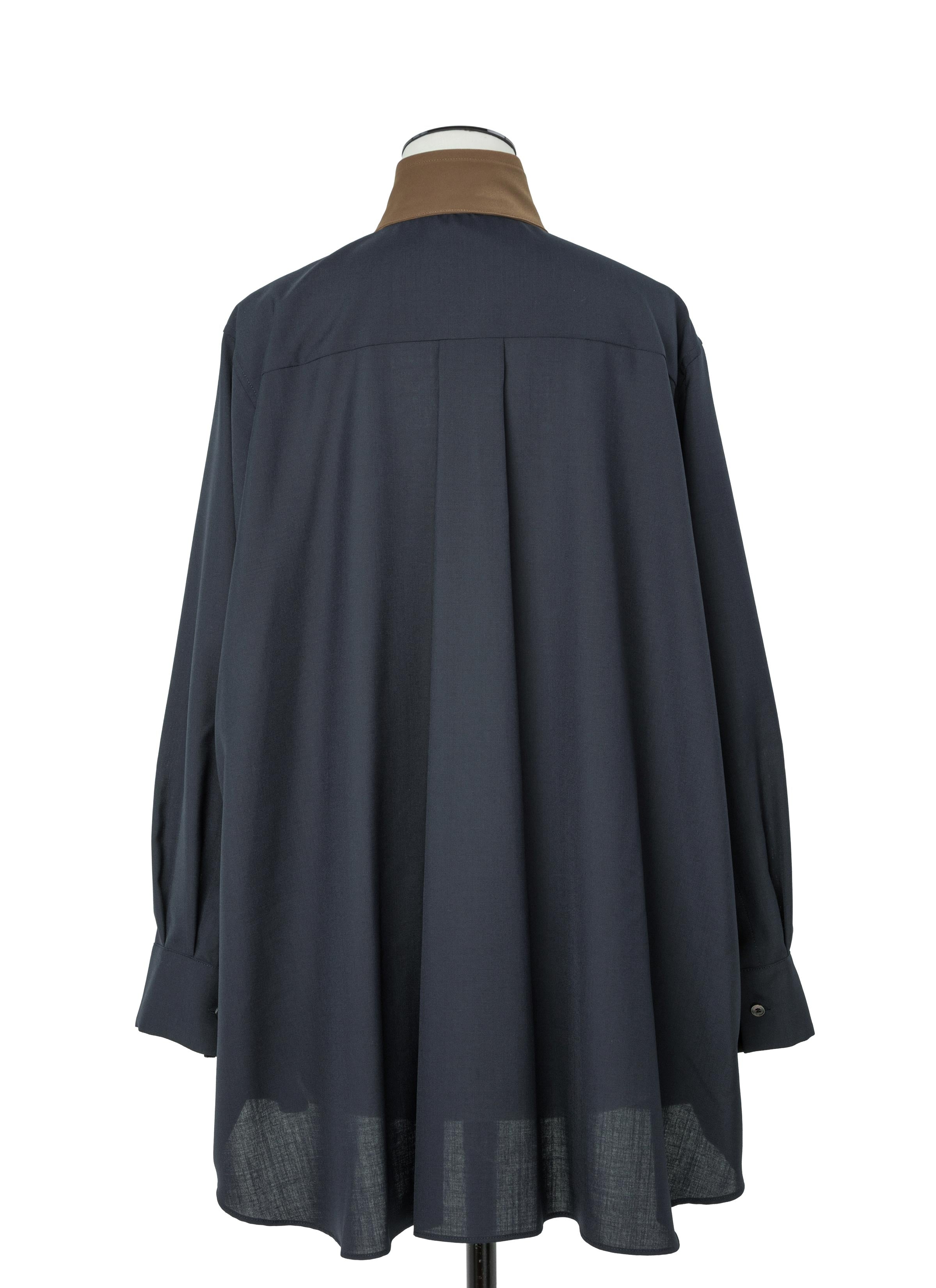 Suiting x Crepe Back Satin Shirt