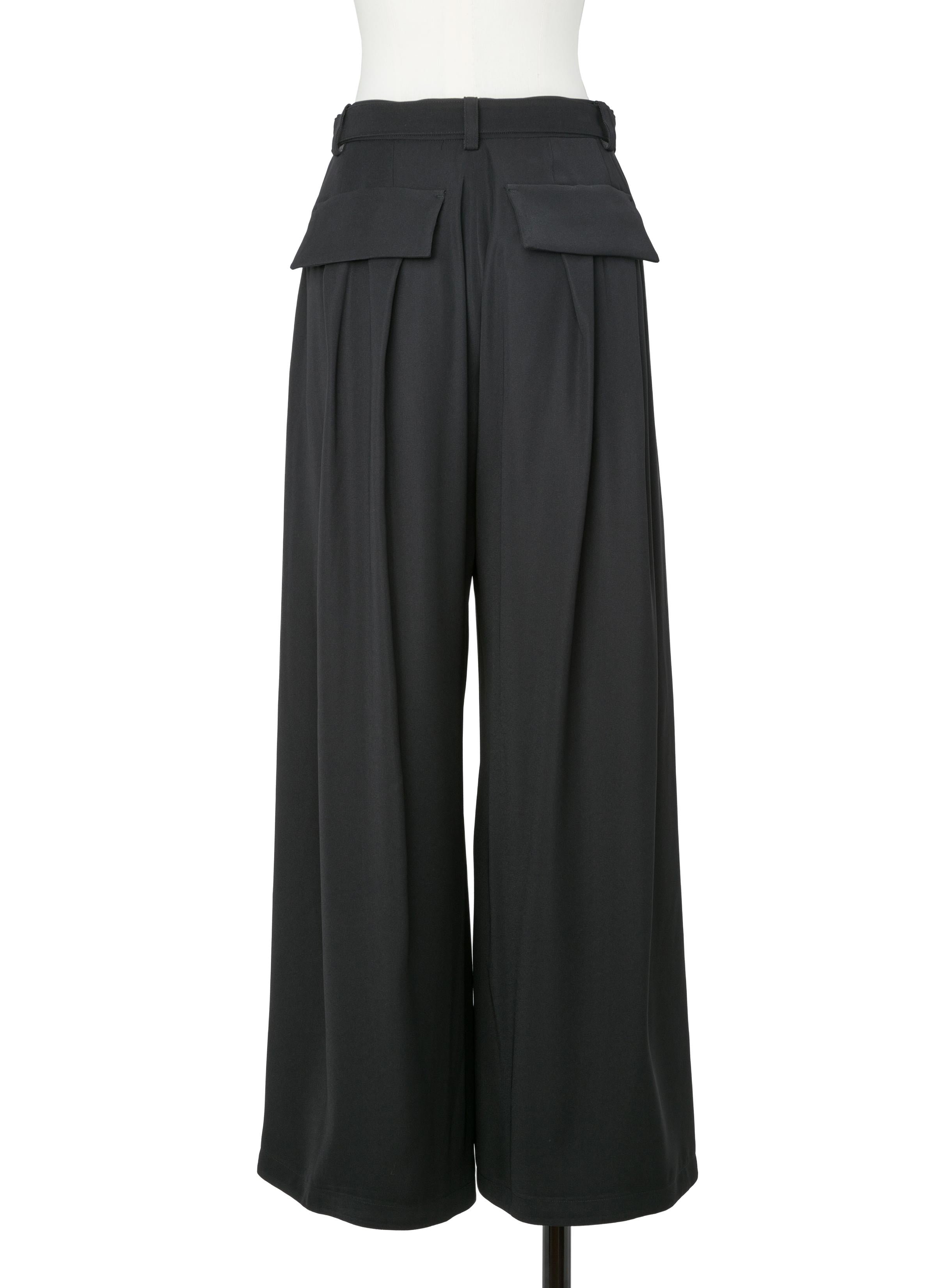 Crepe Back Satin Pants