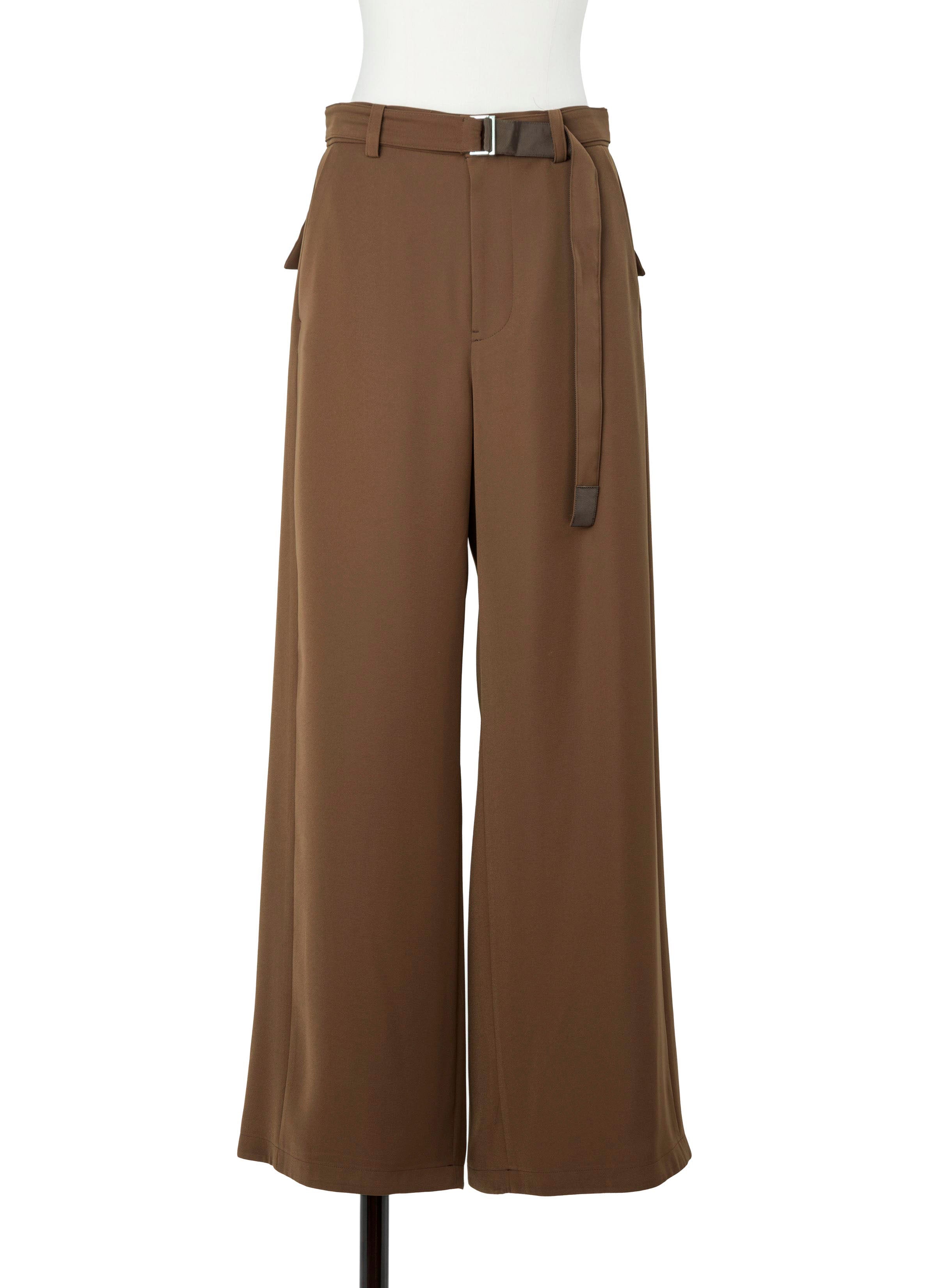 Crepe Back Satin Pants