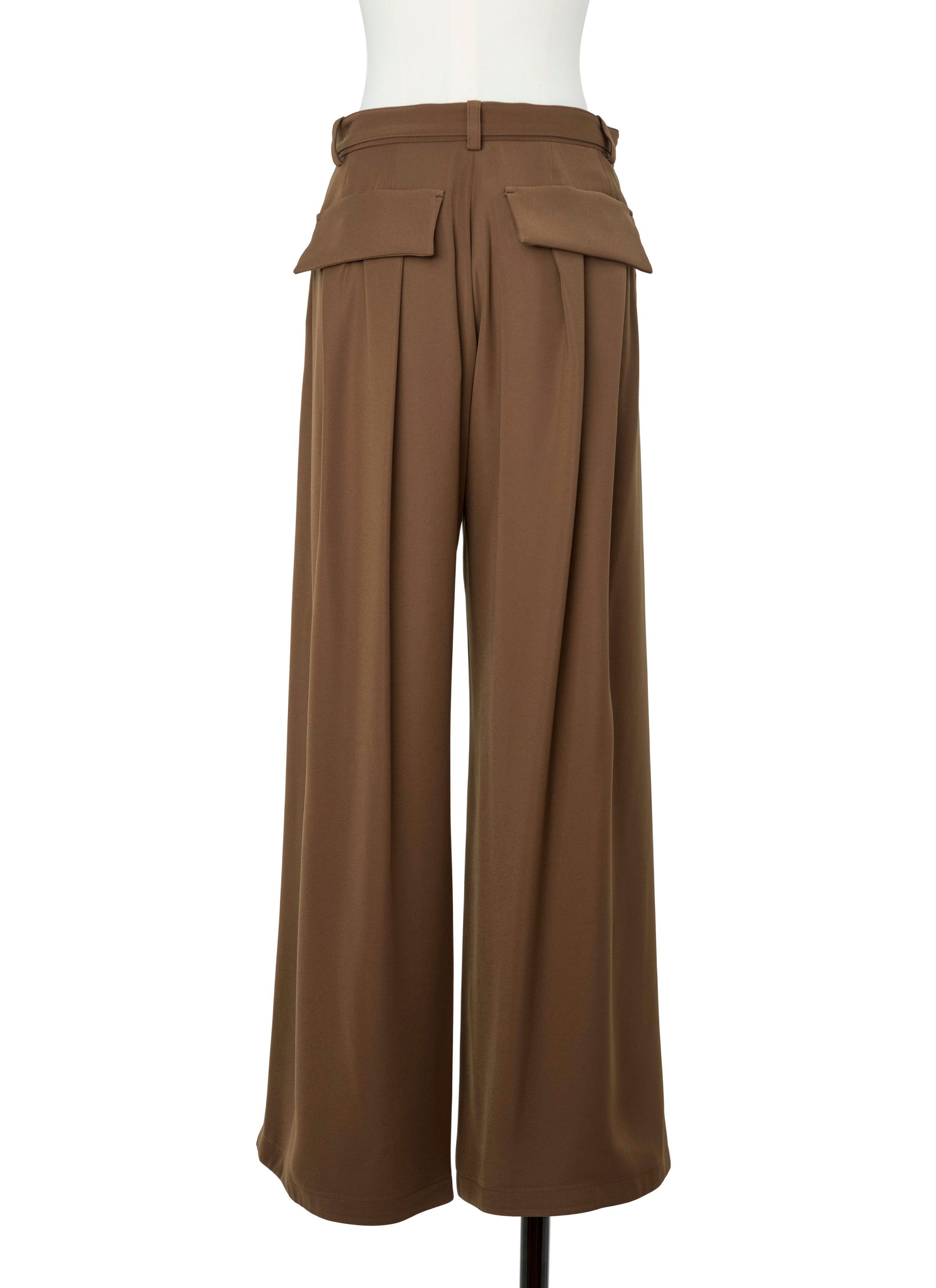 Crepe Back Satin Pants
