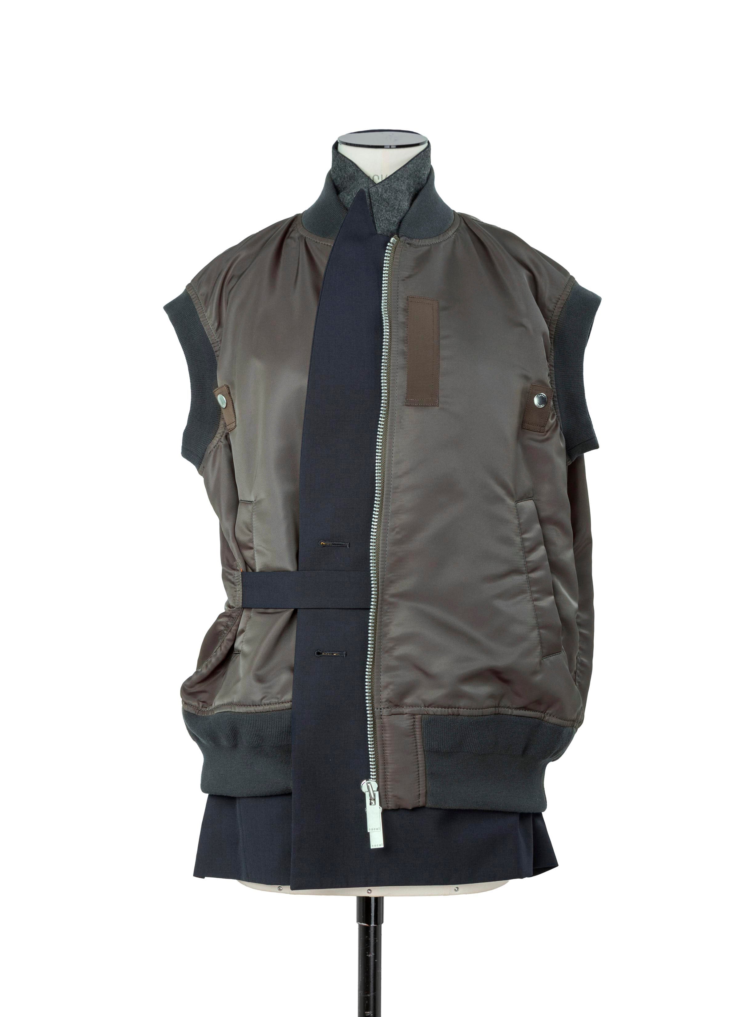 Nylon Twill x Suiting Vest
