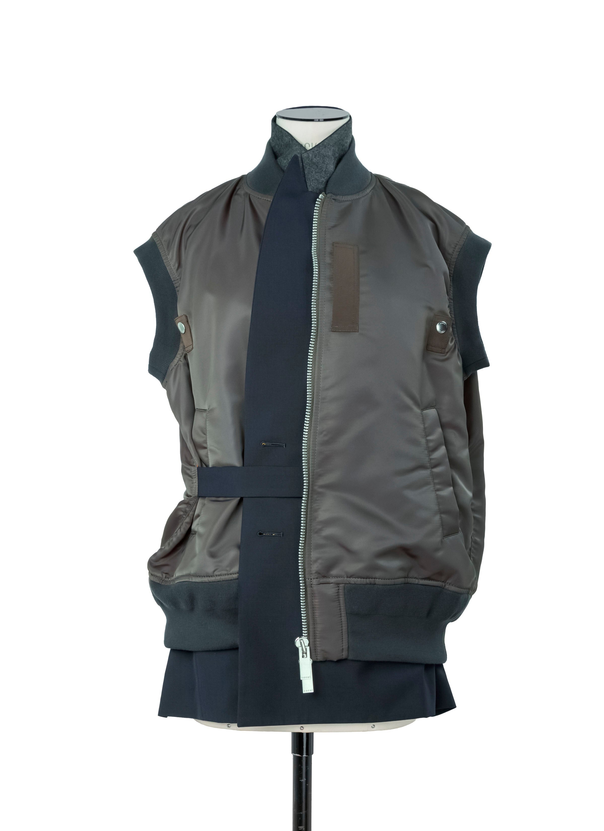 Nylon Twill x Suiting Vest