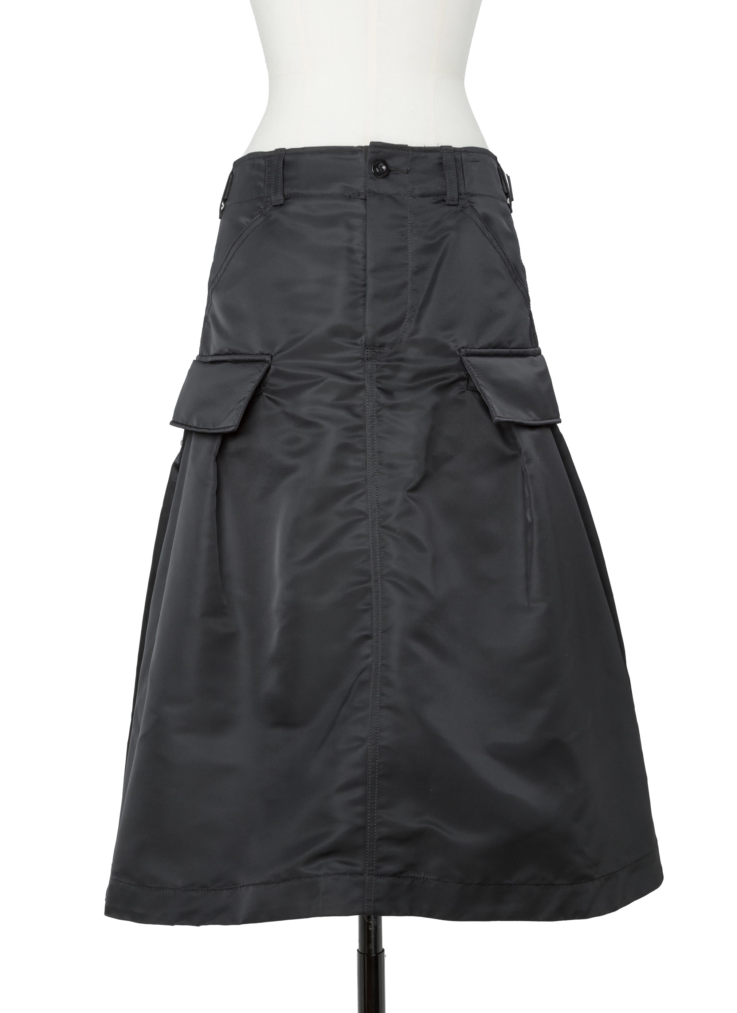 Nylon Twill Skirt