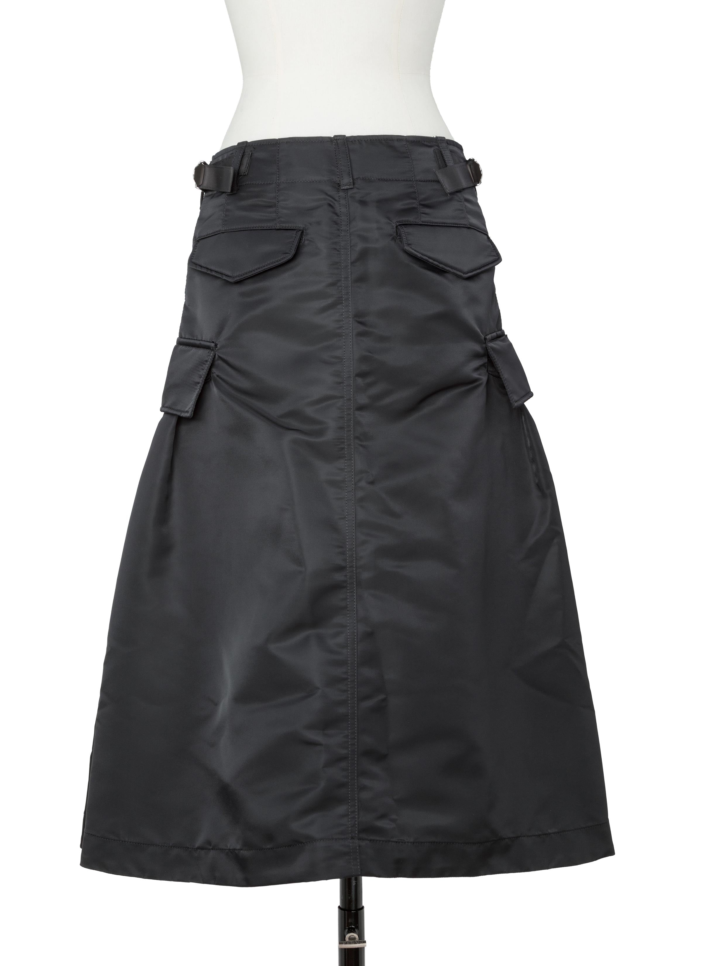 Nylon Twill Skirt