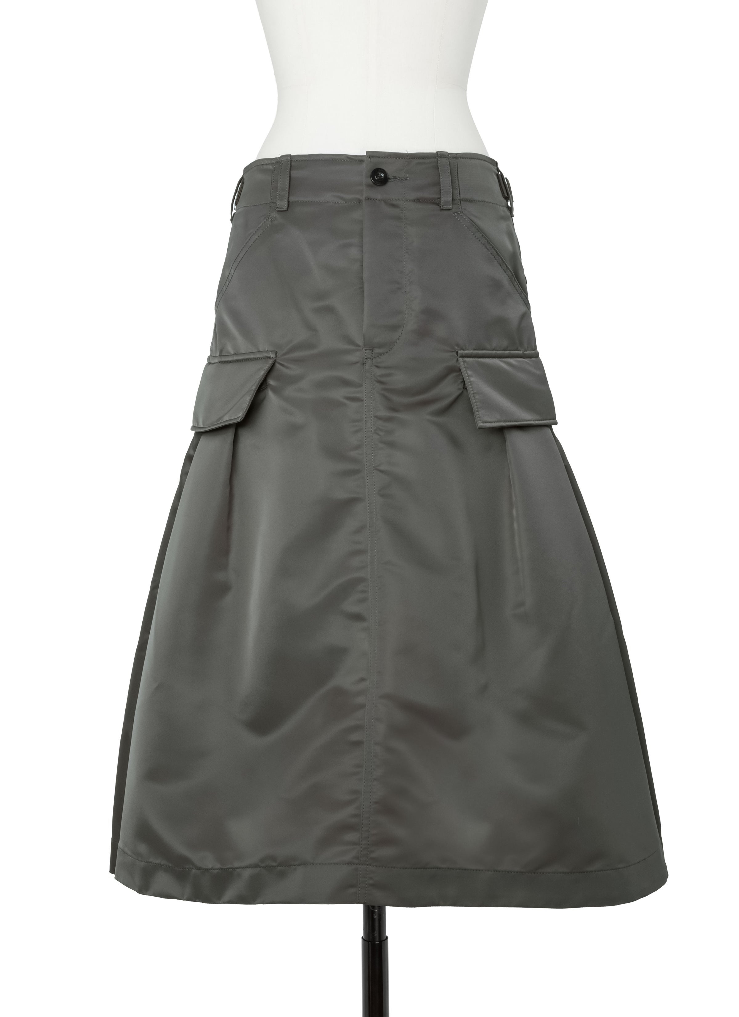 Nylon Twill Skirt