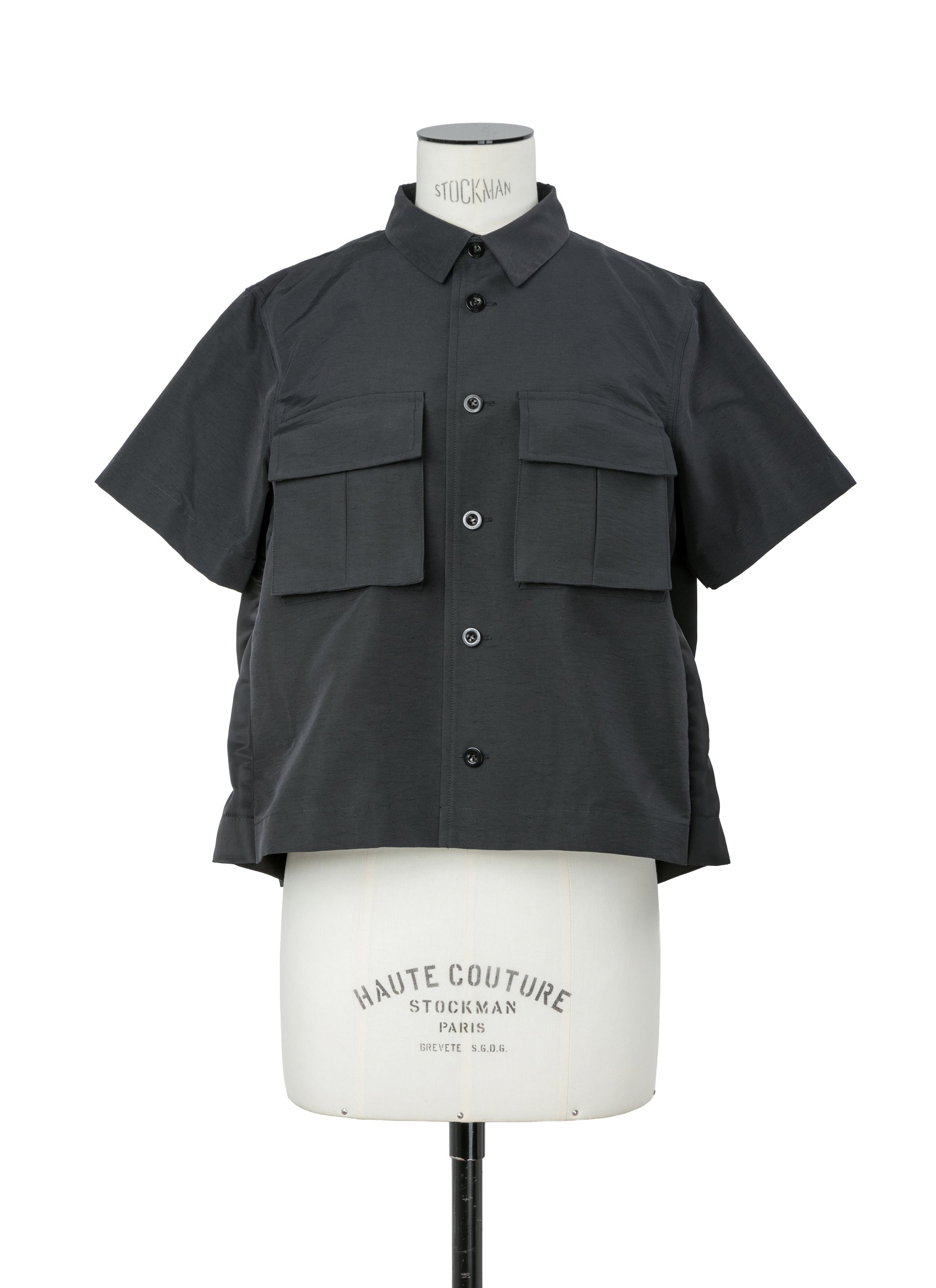 Grosgrain x Nylon Twill Shirt