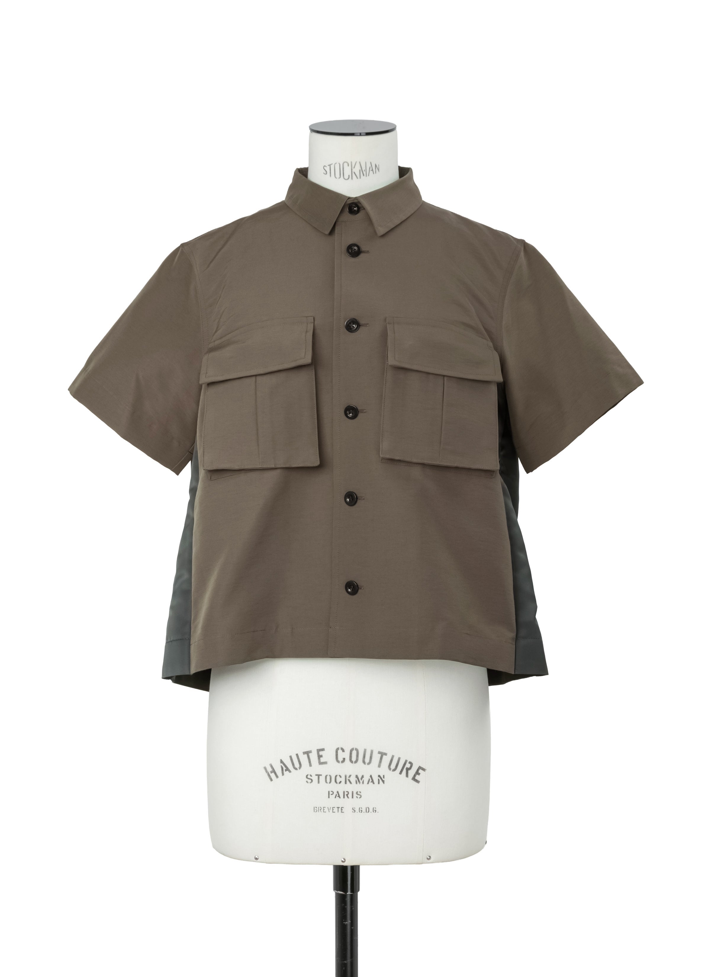 Grosgrain x Nylon Twill Shirt