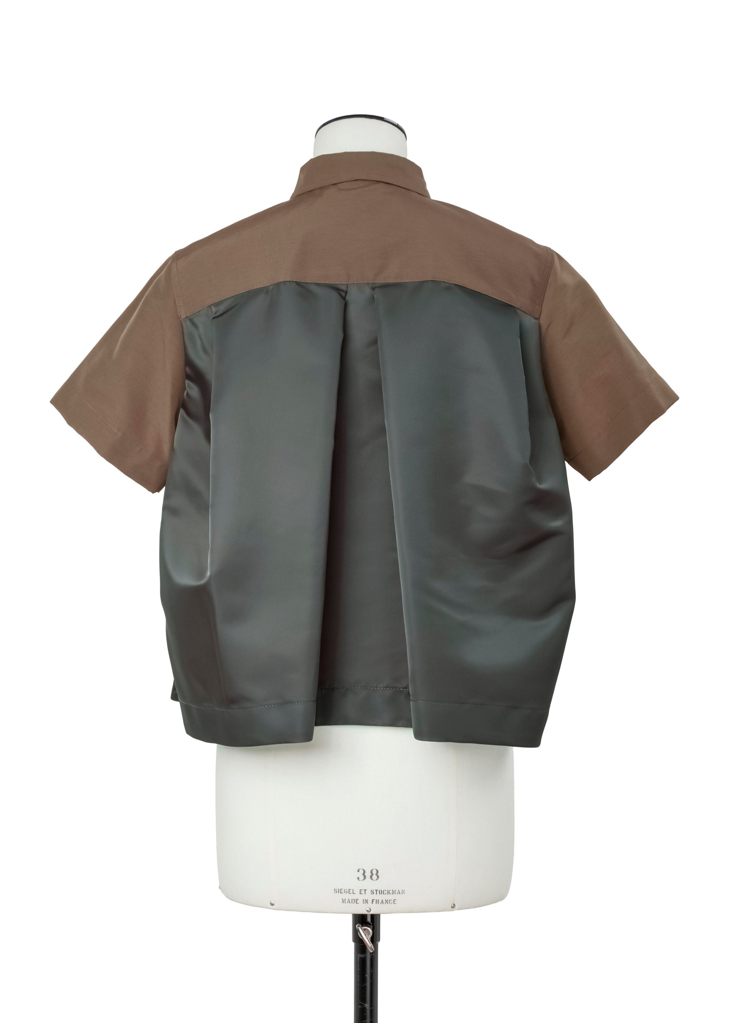 Grosgrain x Nylon Twill Shirt