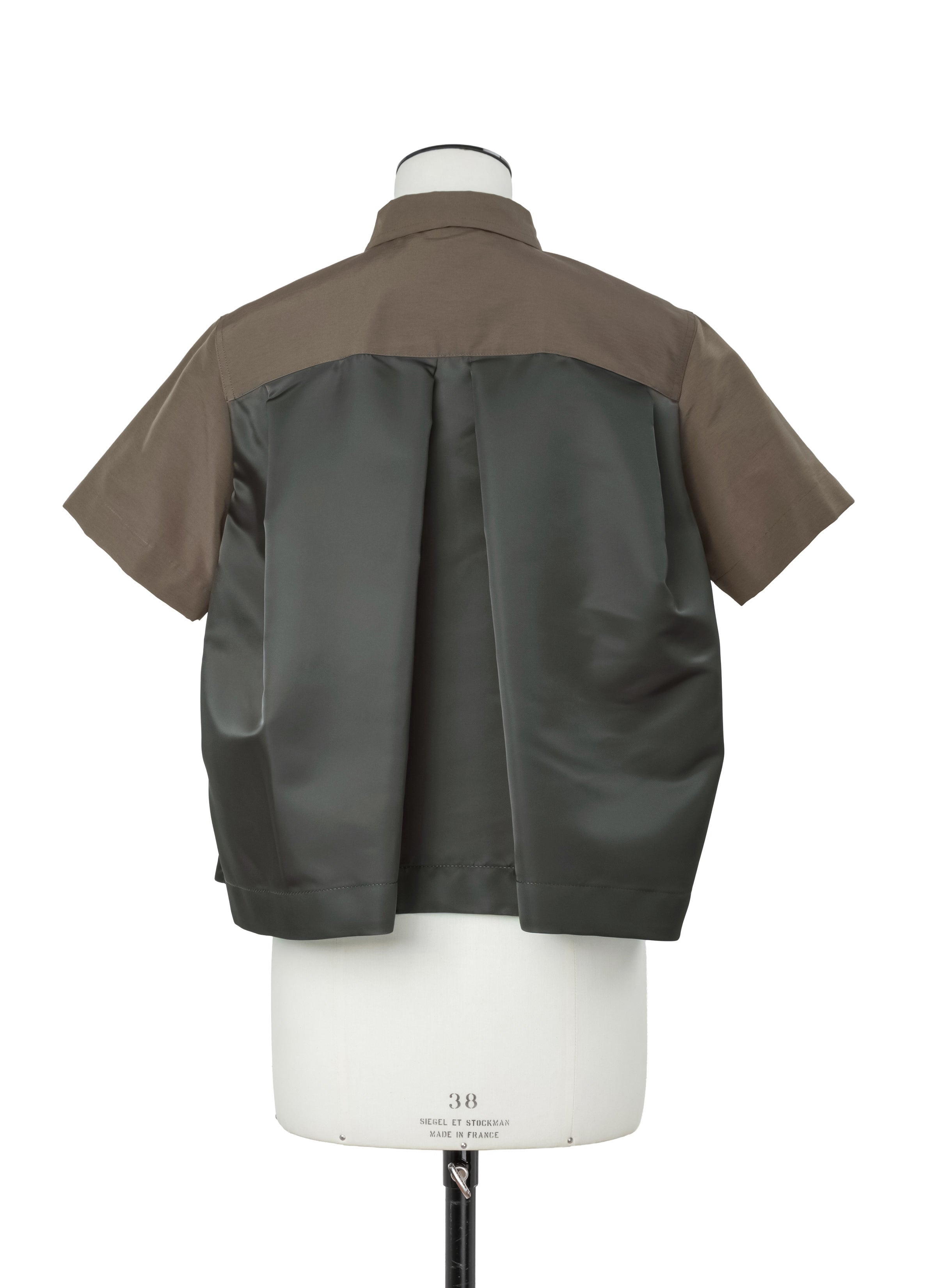 Grosgrain x Nylon Twill Shirt