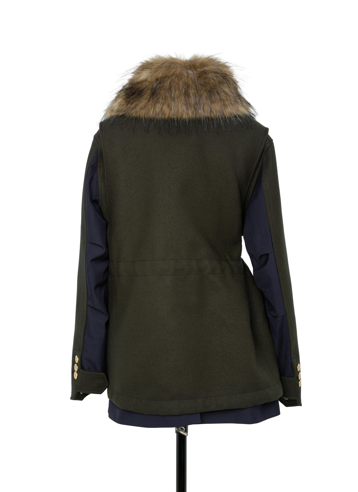 Wool Melton x Suiting Jacket
