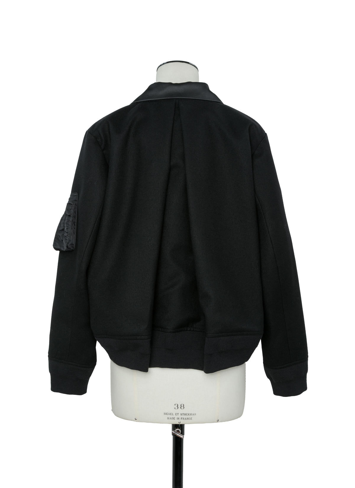 Wool Flannel x Nylon Twill Jacket