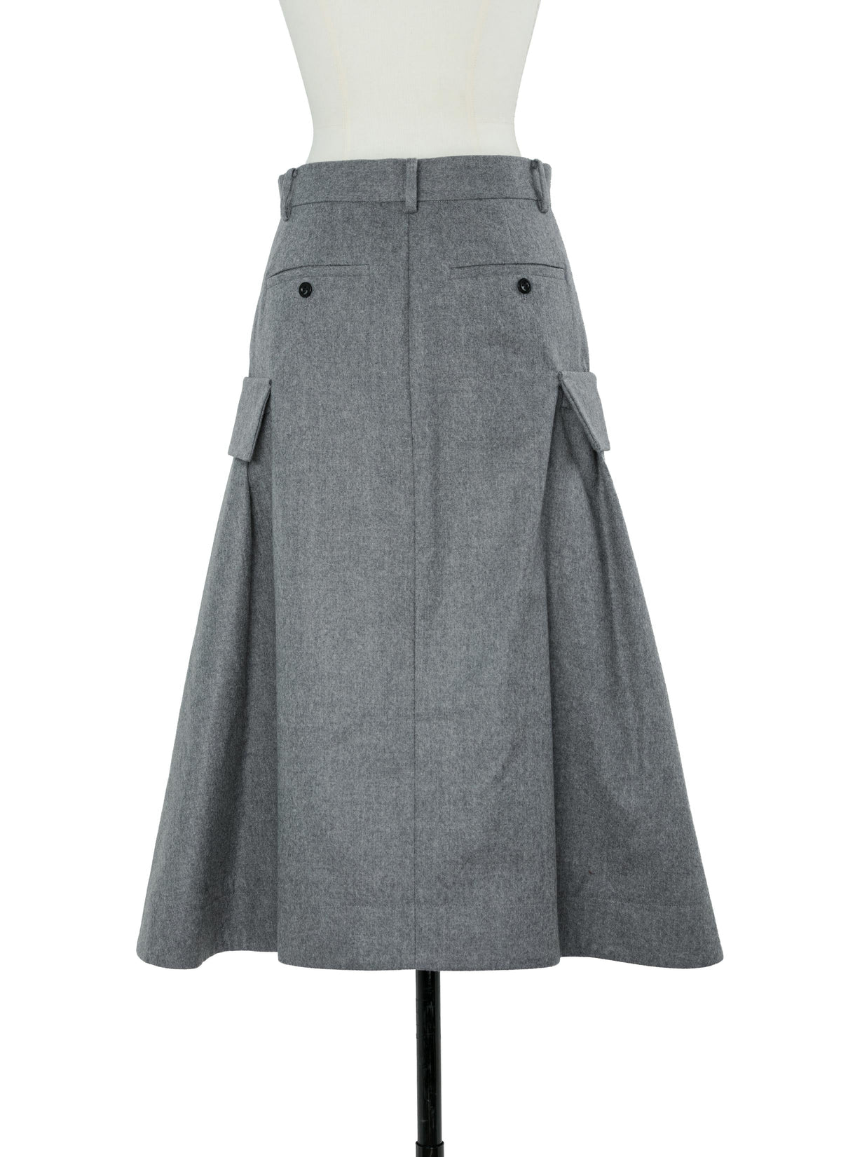 Wool Flannel Skirt