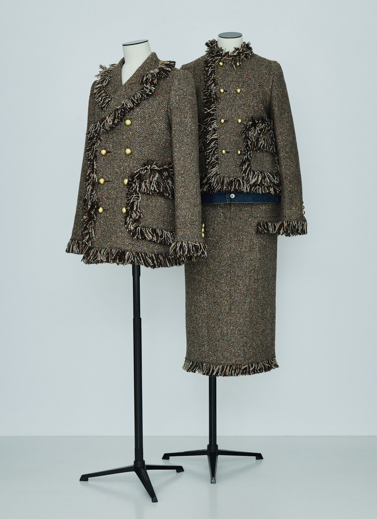 Nep Tweed x Denim Jacket
