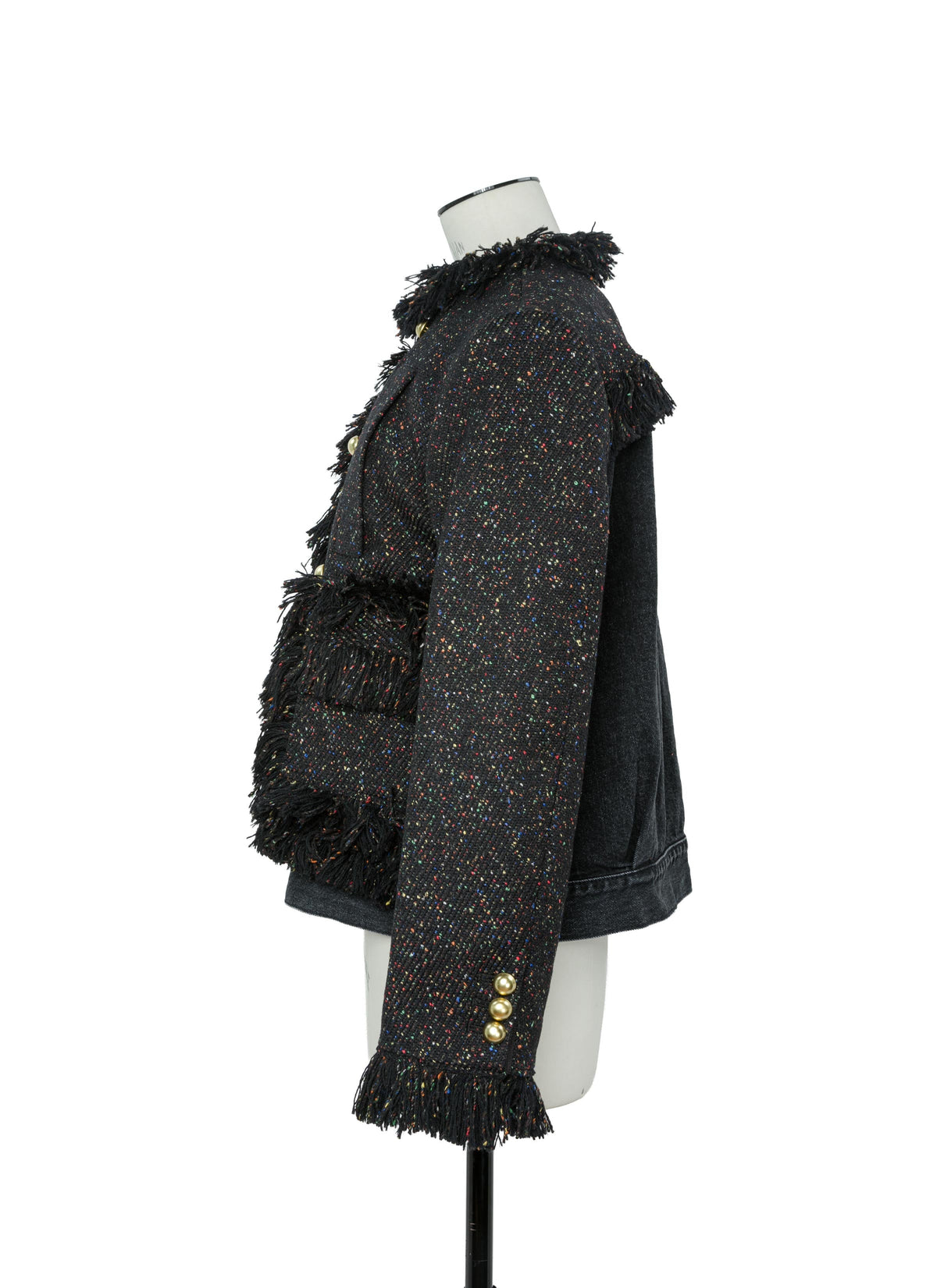 Nep Tweed x Denim Jacket