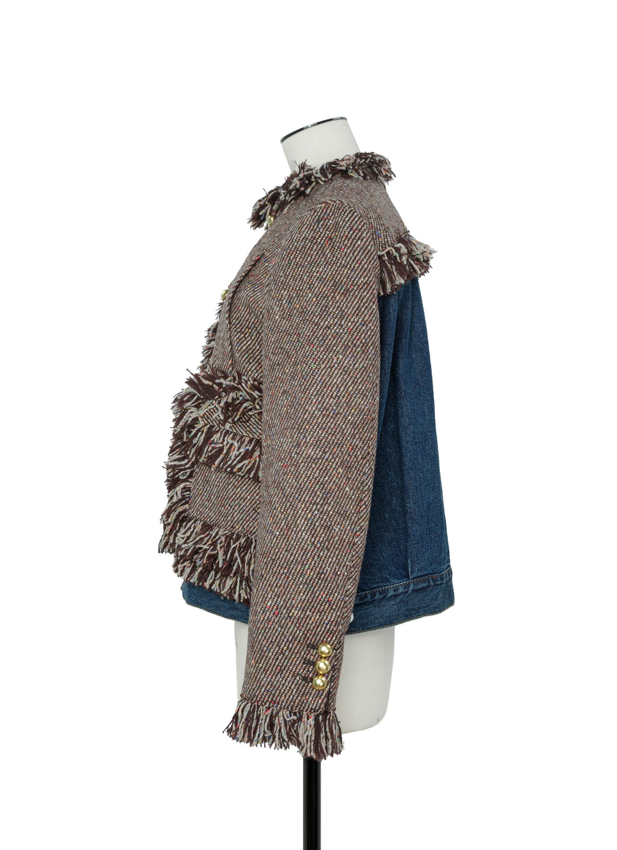 Nep Tweed x Denim Jacket