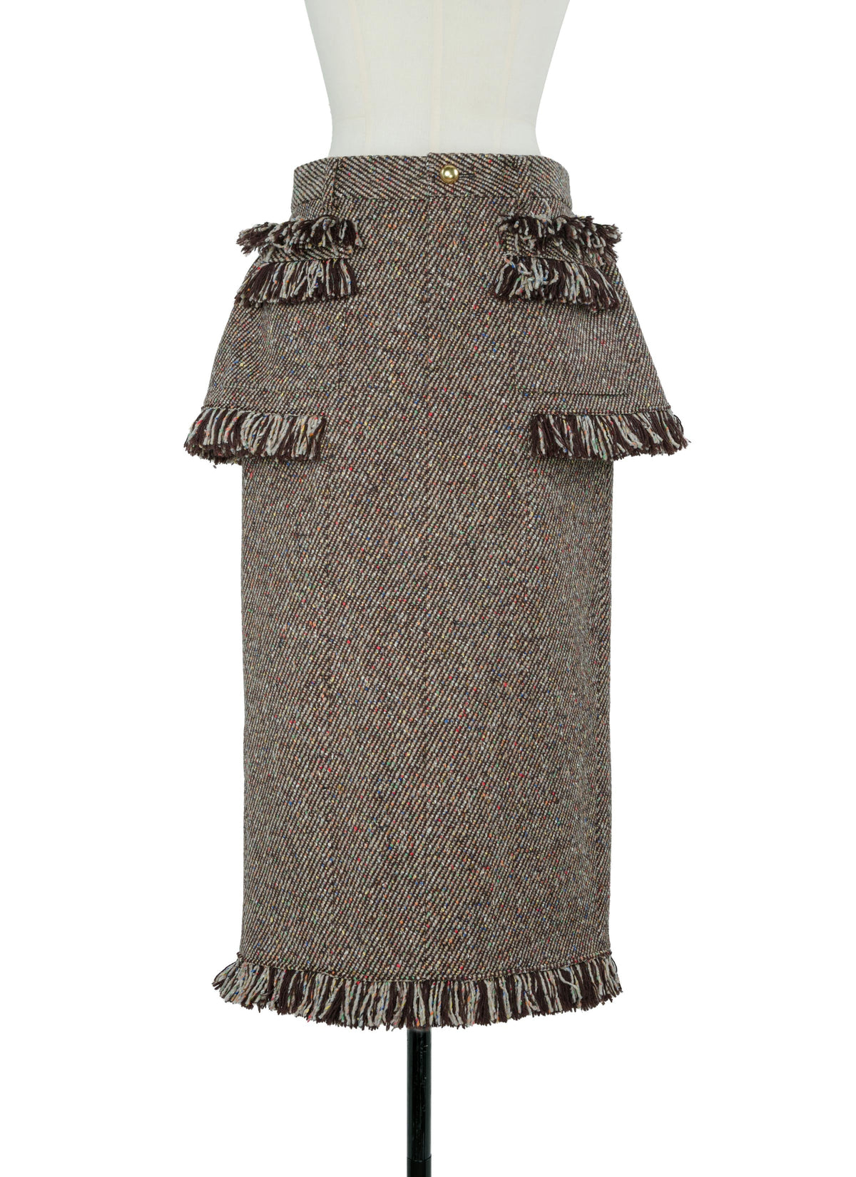 Nep Tweed Skirt