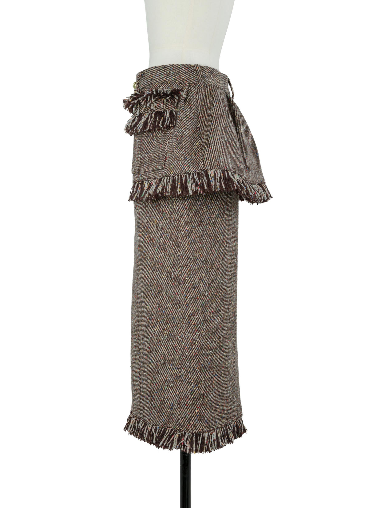 Nep Tweed Skirt