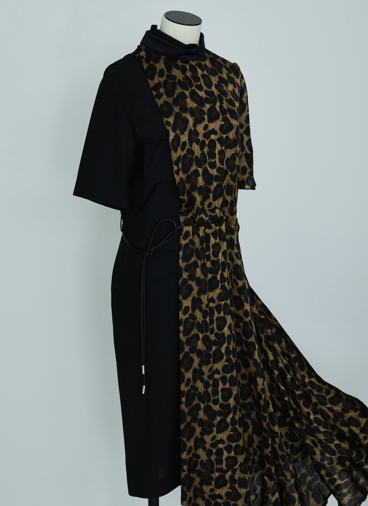 Leopard x Suiting Dress