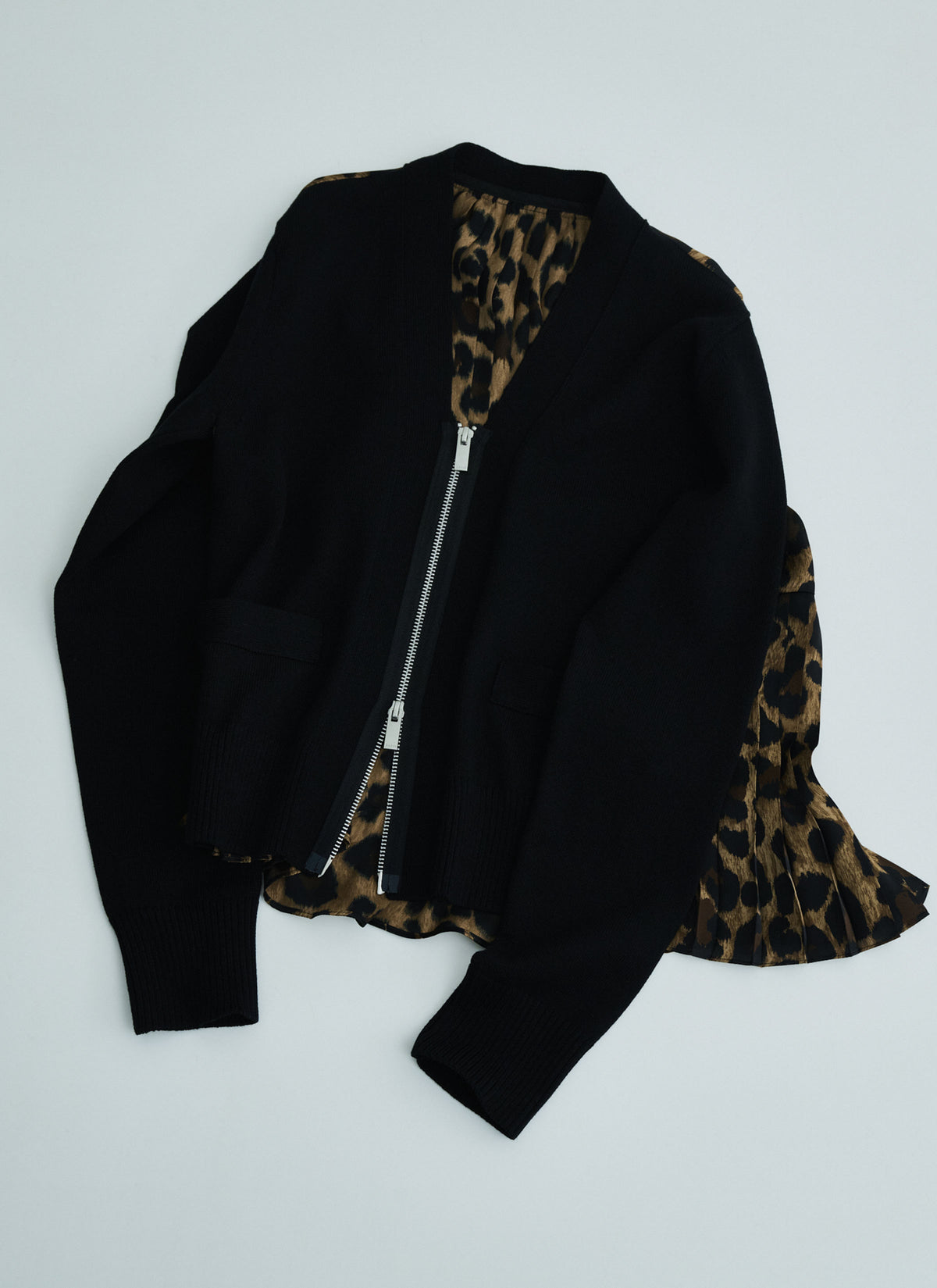 Leopard Knit Cardigan