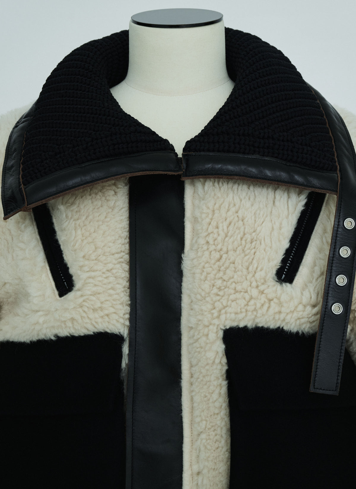 Wool Faux Shearling Blouson