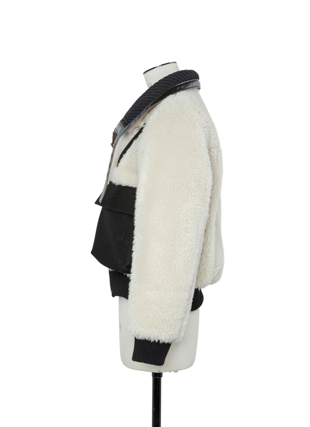 Wool Faux Shearling Blouson