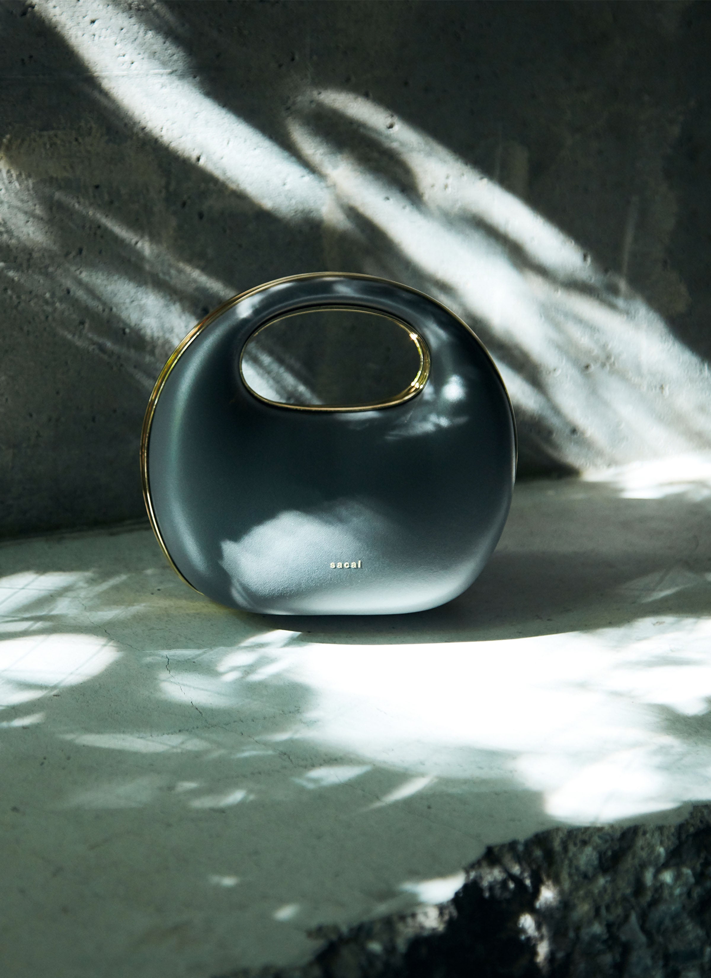 Leather Round Bag
