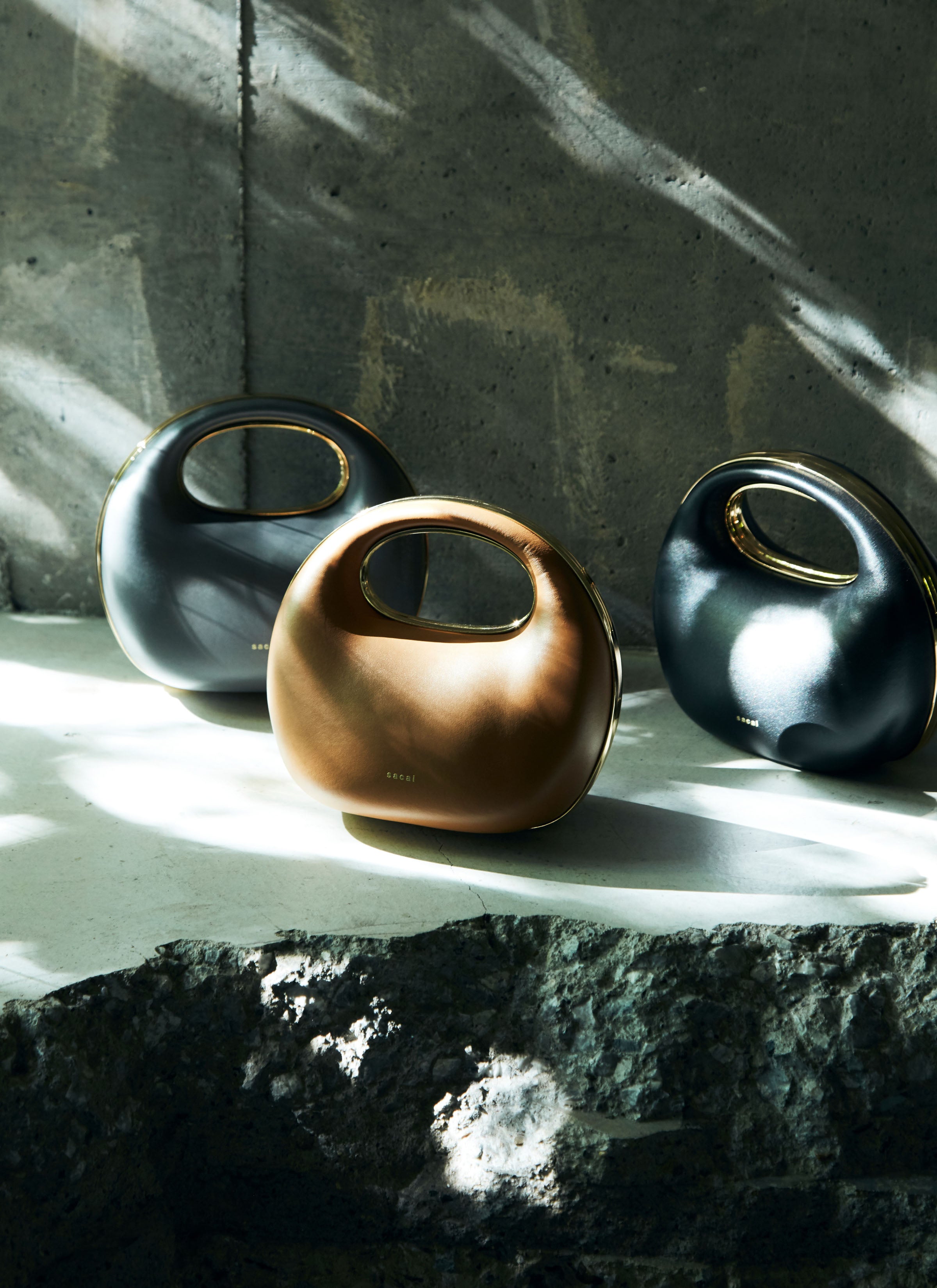 Leather Round Bag