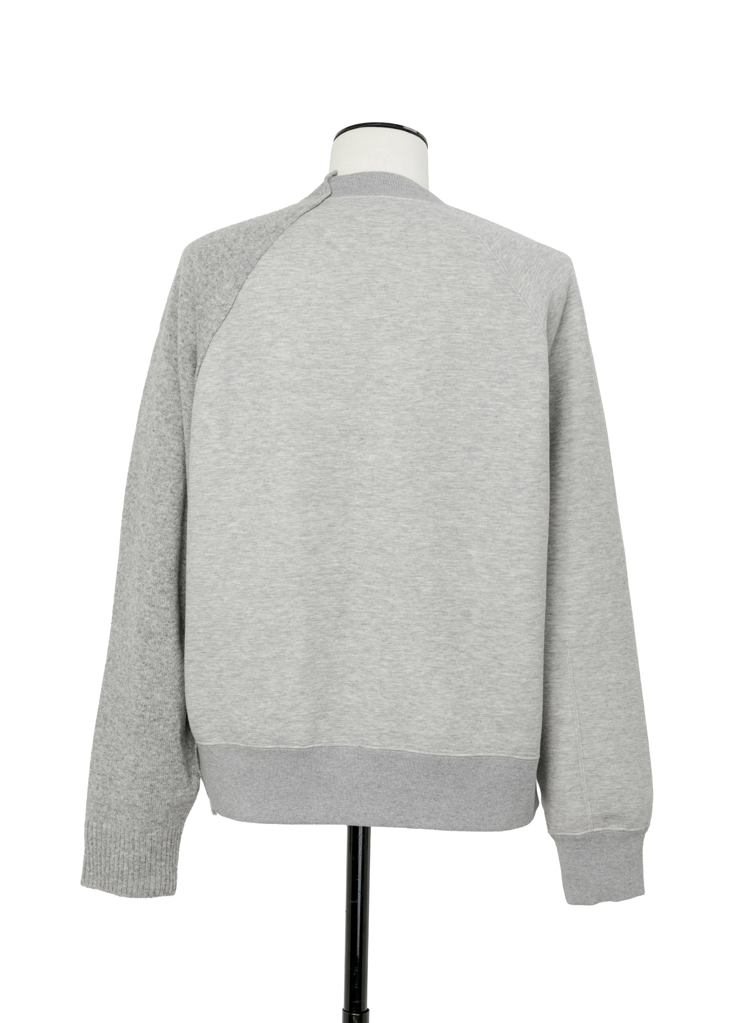 Wool Knit x Sponge Sweat Blouson