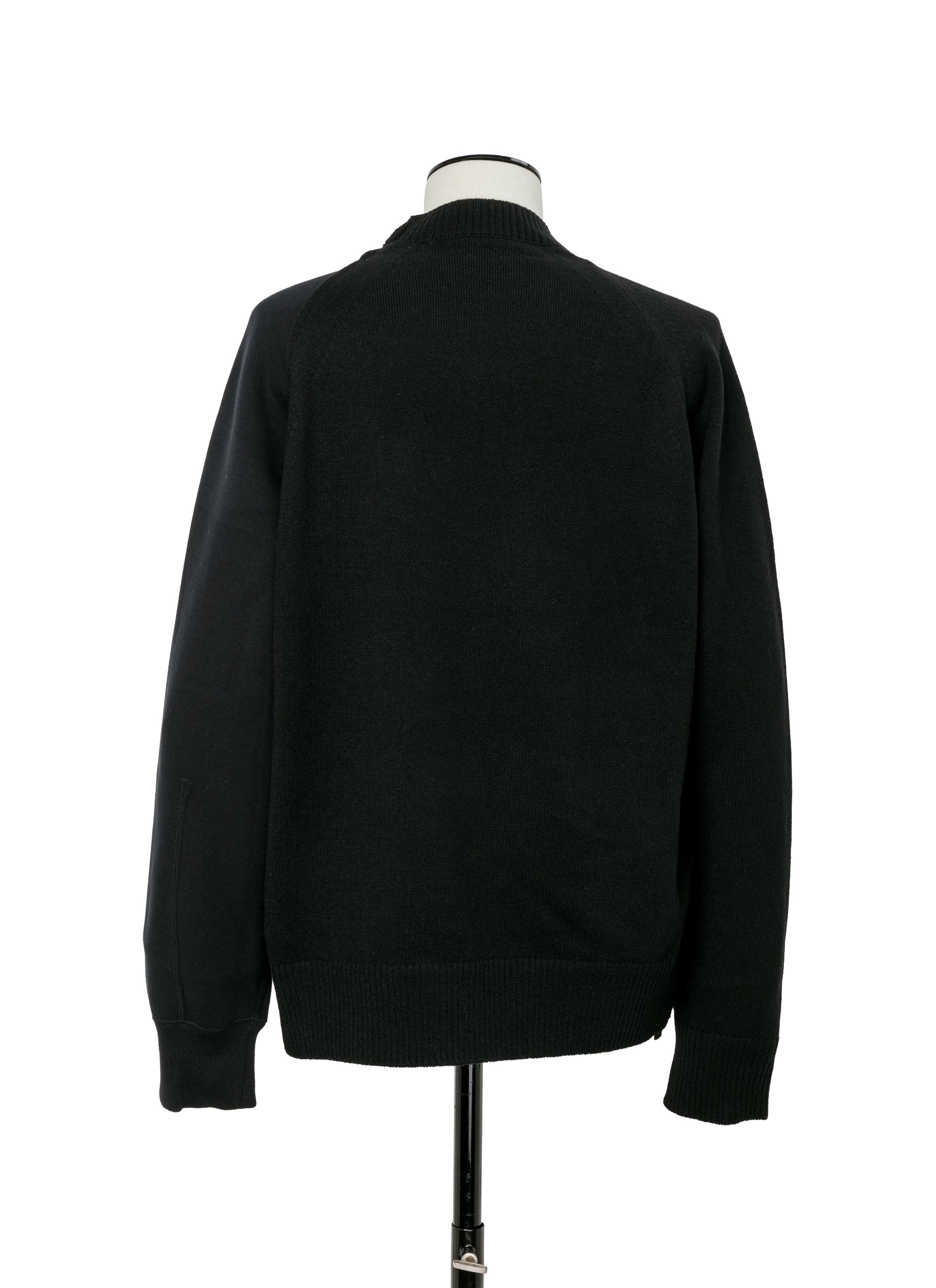 Wool Knit x Sponge Sweat Pullover