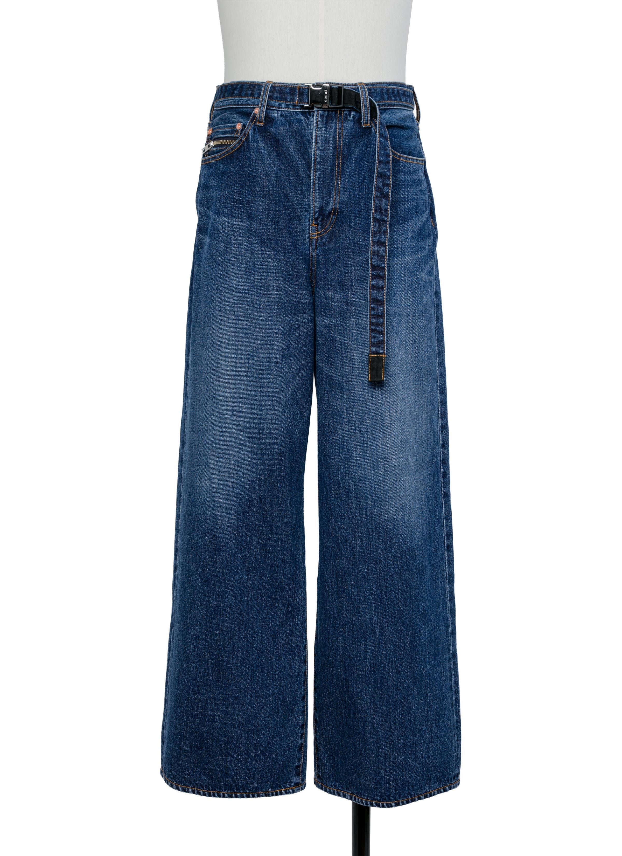 Wide Denim Pants