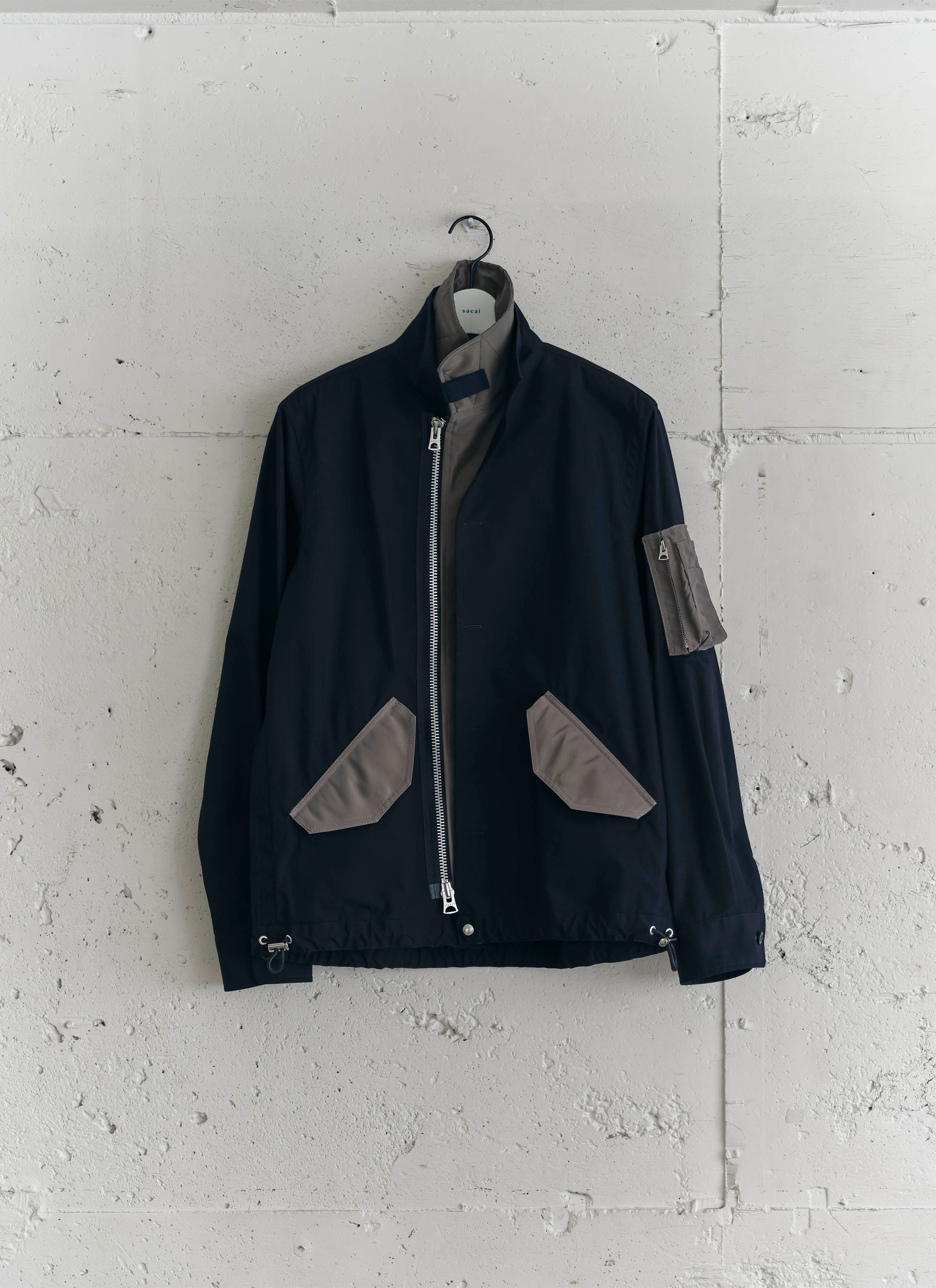 Cotton Nylon Oxford Blouson